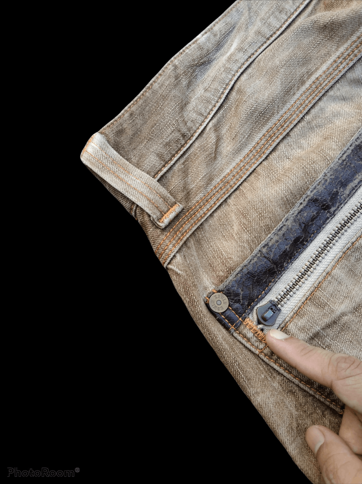 Edwin THRASHED FADE BROWN EDWIN BLUE TRIP DENIM PANTS Size US 34 / EU 50 - 8 Thumbnail