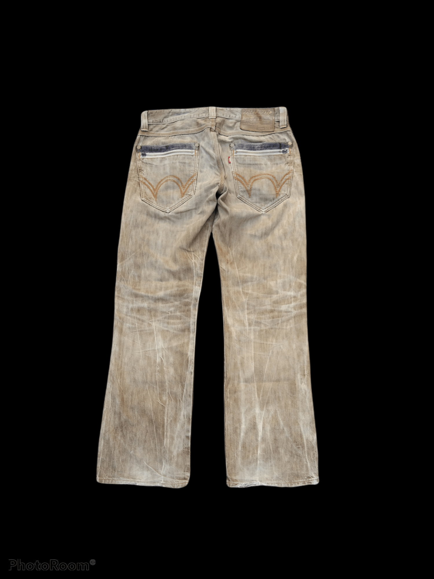 Edwin THRASHED FADE BROWN EDWIN BLUE TRIP DENIM PANTS Size US 34 / EU 50 - 2 Thumbnail