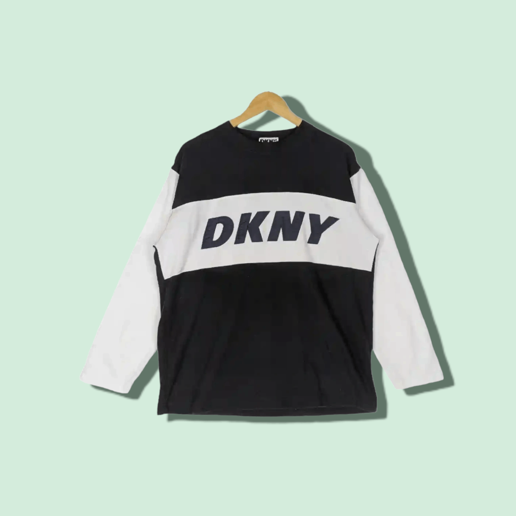 DKNY DKNY Big Spell Out Multicolor Crewneck Jumper Sweatshirt Size US L / EU 52-54 / 3 - 1 Thumbnail