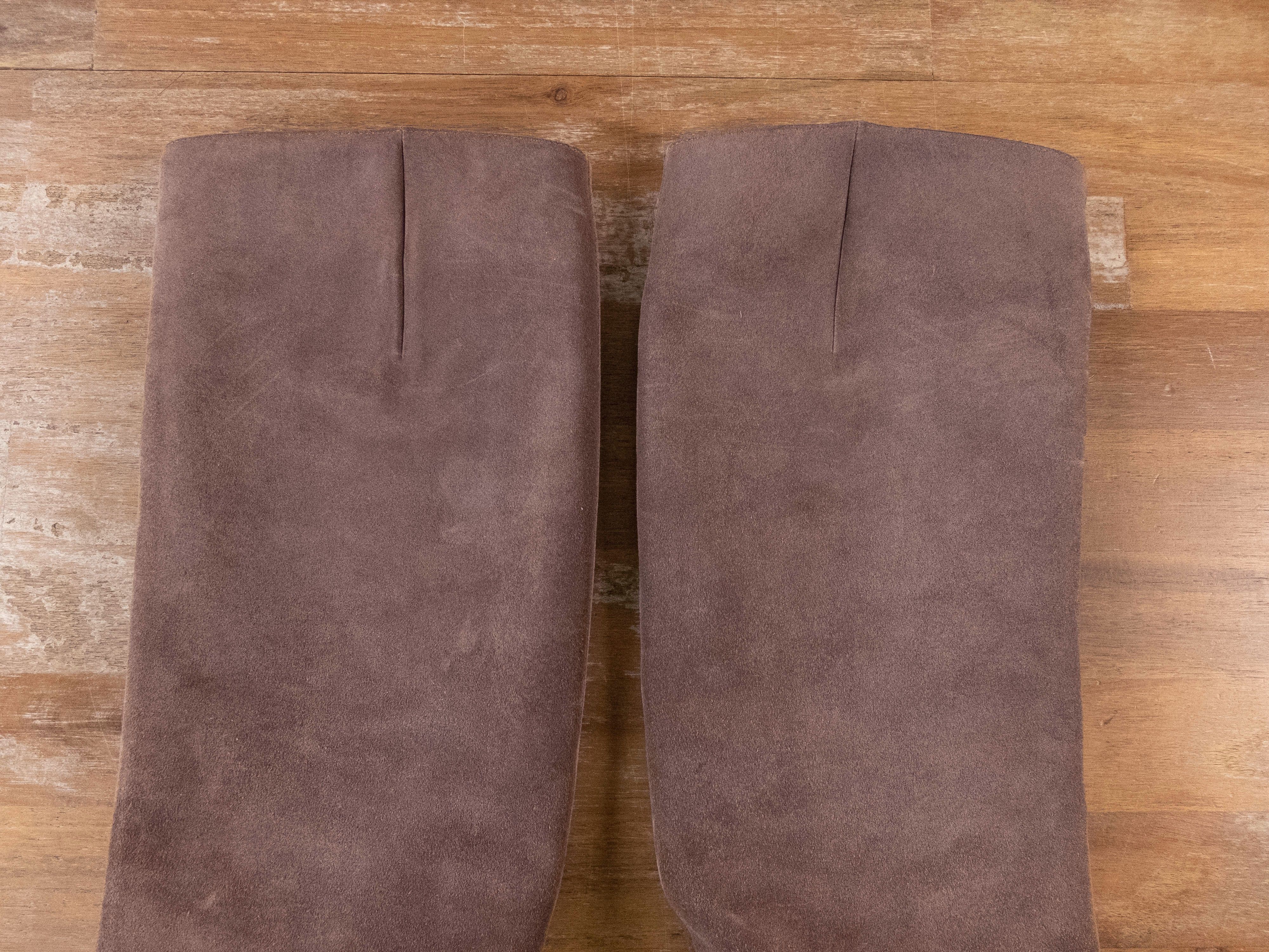 Christian Louboutin CHRISTIAN LOUBOUTIN Cate Boot dark beige brown suede boots Size US 5.5 / IT 35.5 - 4 Thumbnail