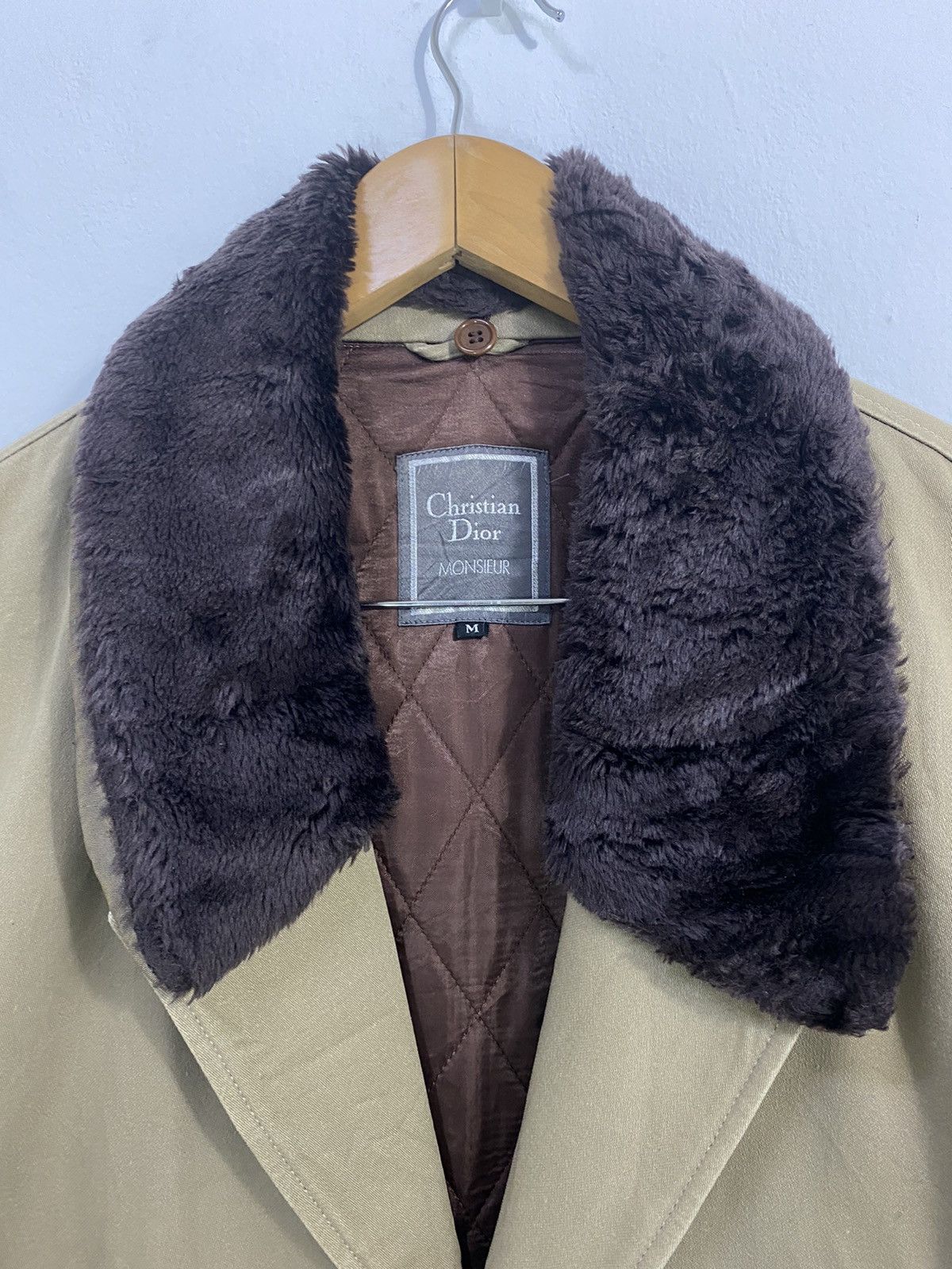 Christian Dior Monsieur Christian Dior Monsieur Jacket 3 Pocket Design Fur Collar Size US M / EU 48-50 / 2 - 3 Thumbnail
