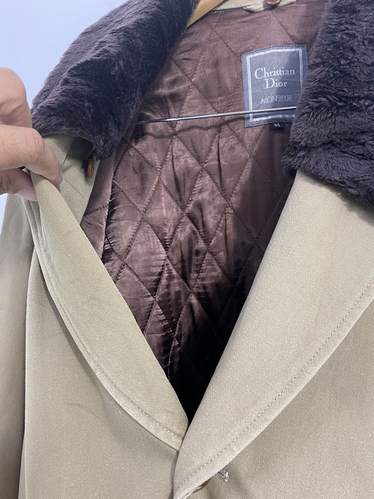 Christian Dior Monsieur Christian Dior Monsieur Jacket 3 Pocket Design Fur Collar Size US M / EU 48-50 / 2 - 4 Thumbnail
