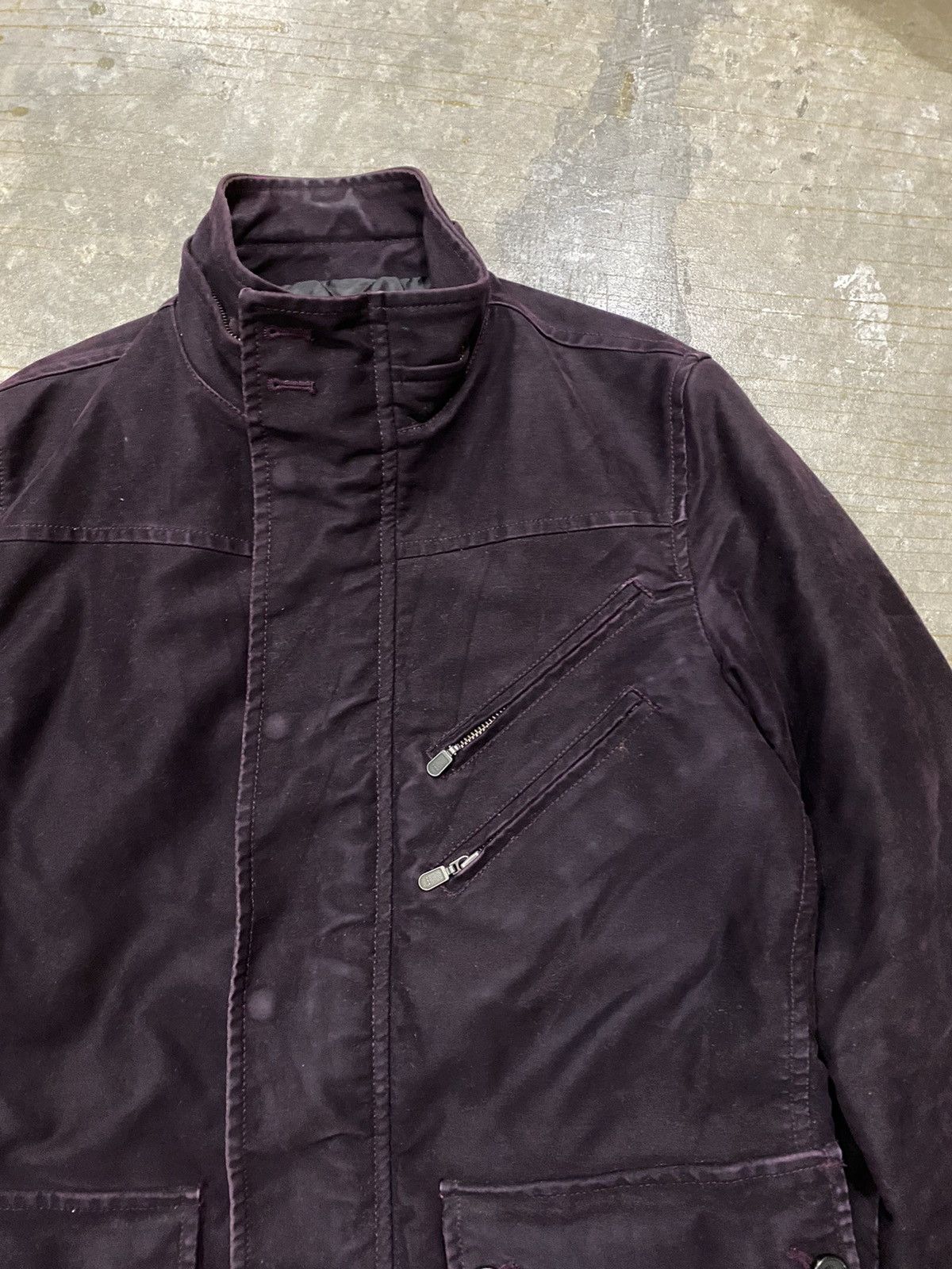 Shellac EDGE Rupert moleskin multipocket padded leather trim jacket Size US M / EU 48-50 / 2 - 4 Thumbnail