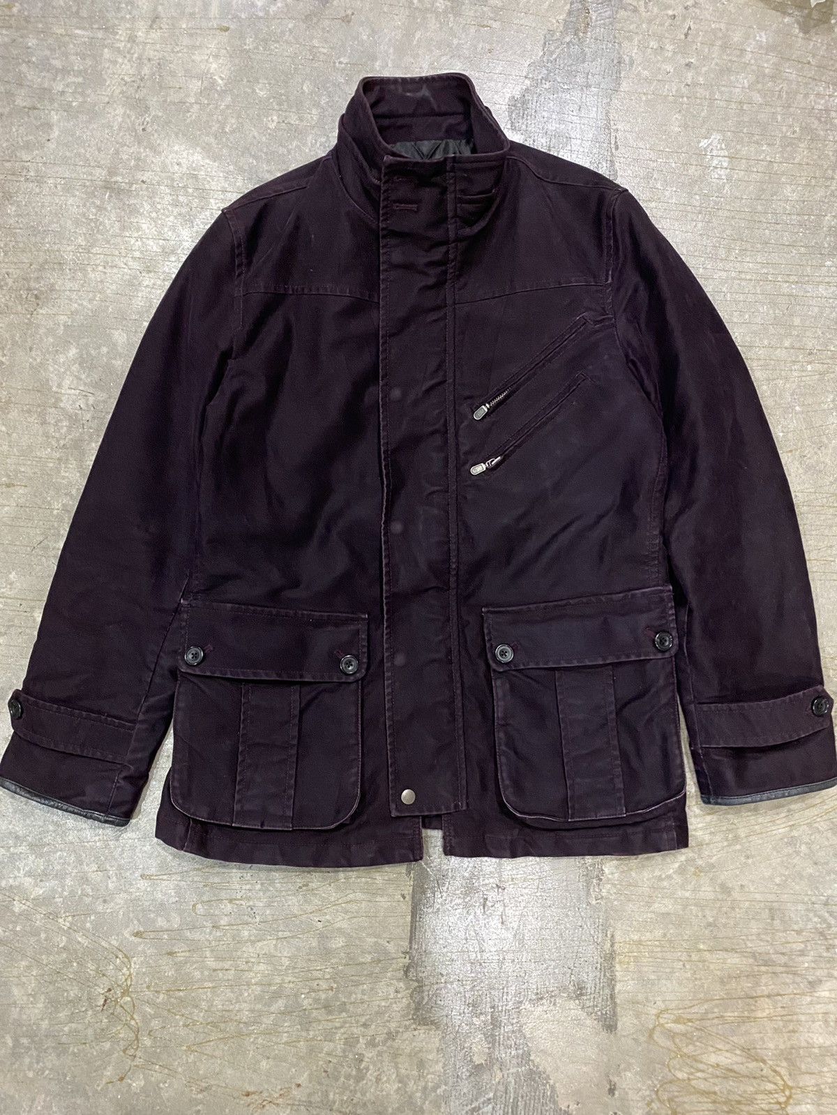 Shellac EDGE Rupert moleskin multipocket padded leather trim jacket Size US M / EU 48-50 / 2 - 2 Thumbnail