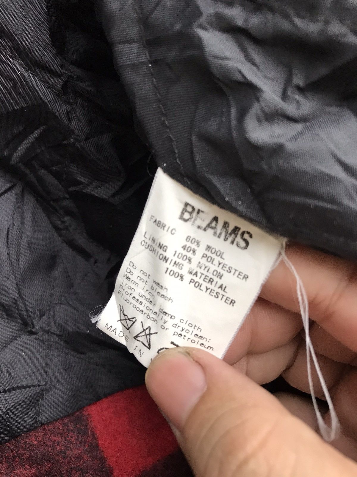 Beams Plus × Seditionaries Beams Double Collar Plaid Tartan Punk Rock Biker Wool Jacket Size US L / EU 52-54 / 3 - 14 Thumbnail