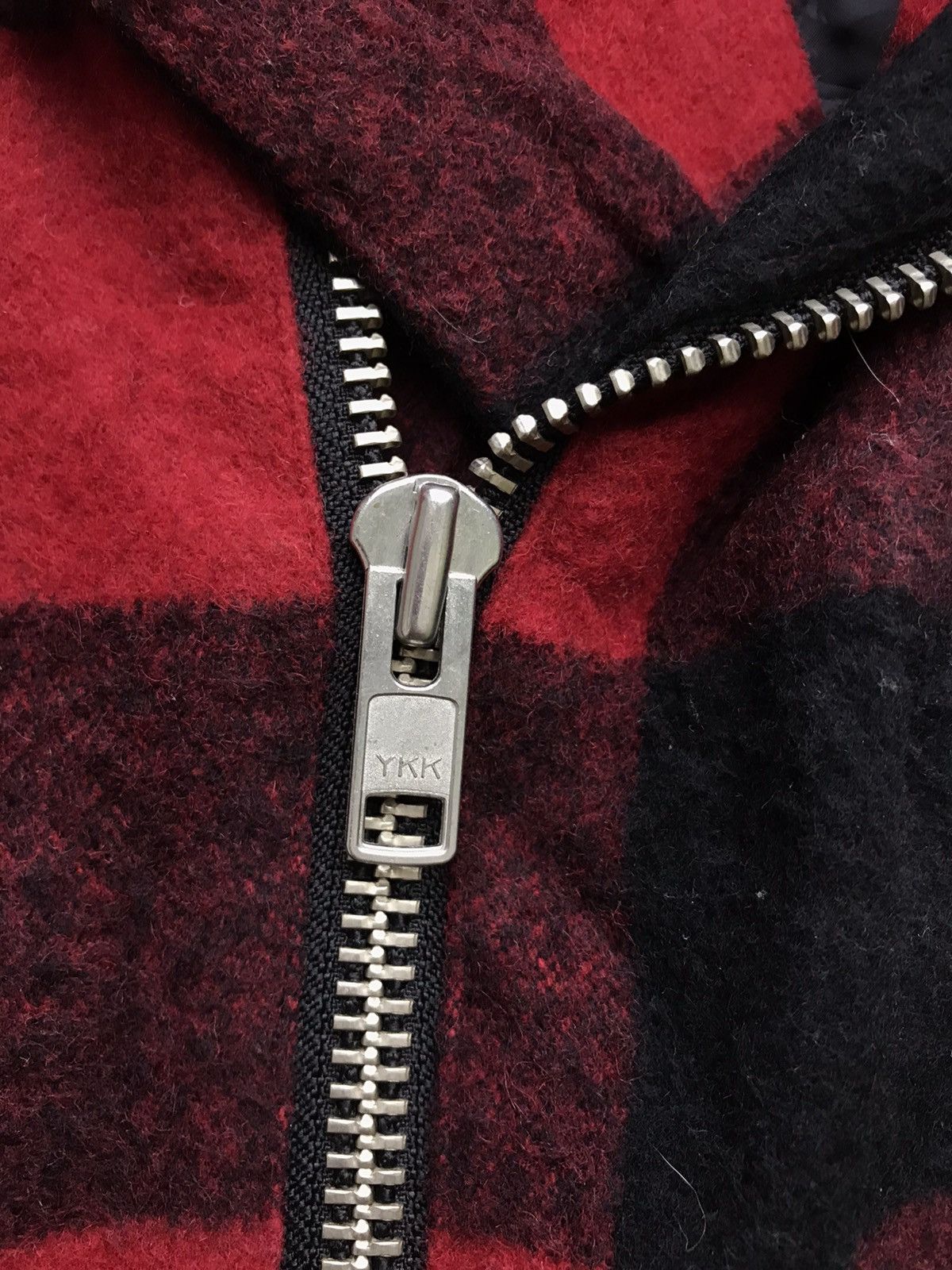 Beams Plus × Seditionaries Beams Double Collar Plaid Tartan Punk Rock Biker Wool Jacket Size US L / EU 52-54 / 3 - 7 Thumbnail