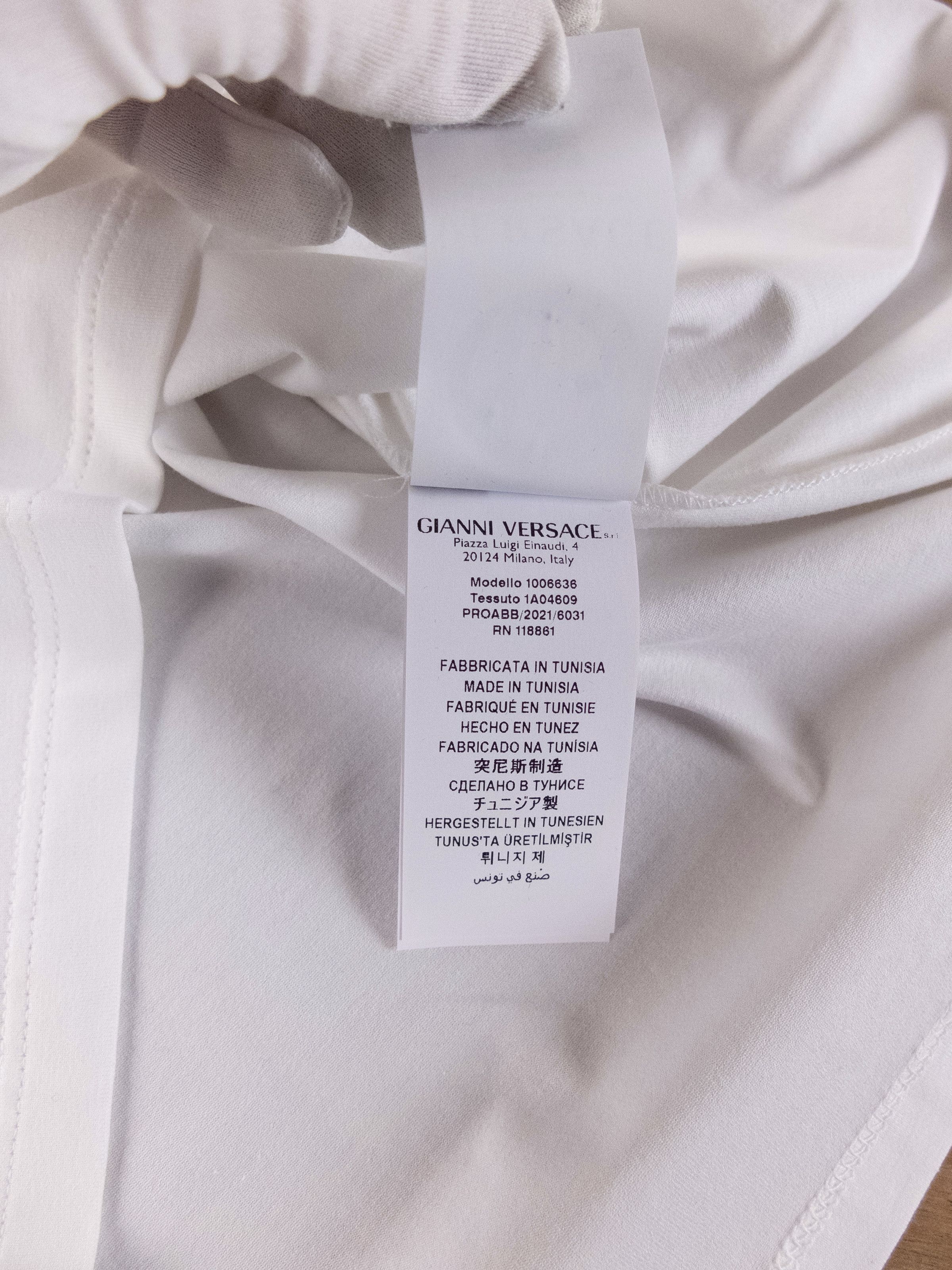 Versace VERSACE white rainbow Medusa logo head t-shirt 42 Size M / US 6-8 / IT 42-44 - 7 Thumbnail