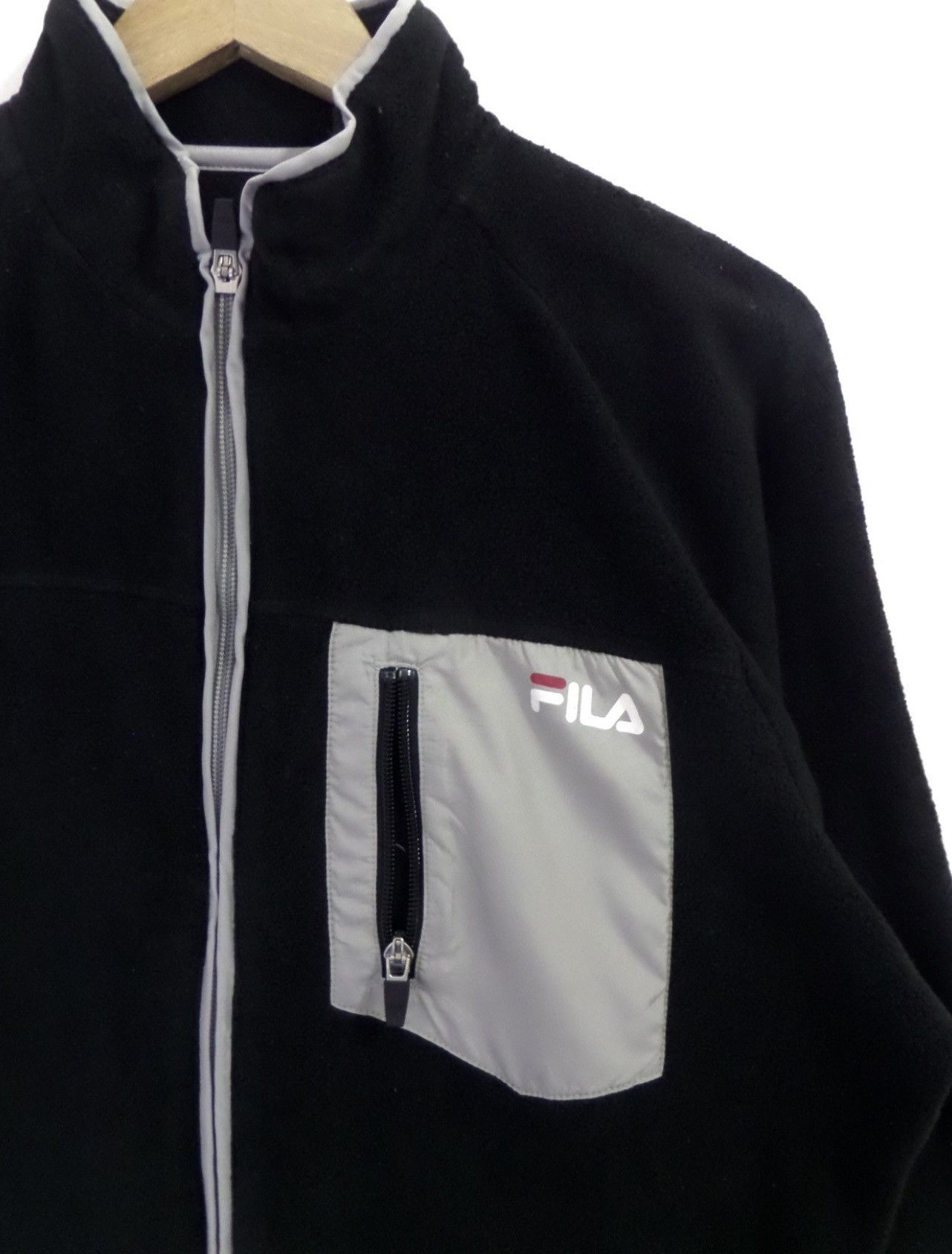 Fila × Vintage Vintage FILA Fleece Sweater fullzipper streetwear Size US L / EU 52-54 / 3 - 5 Thumbnail