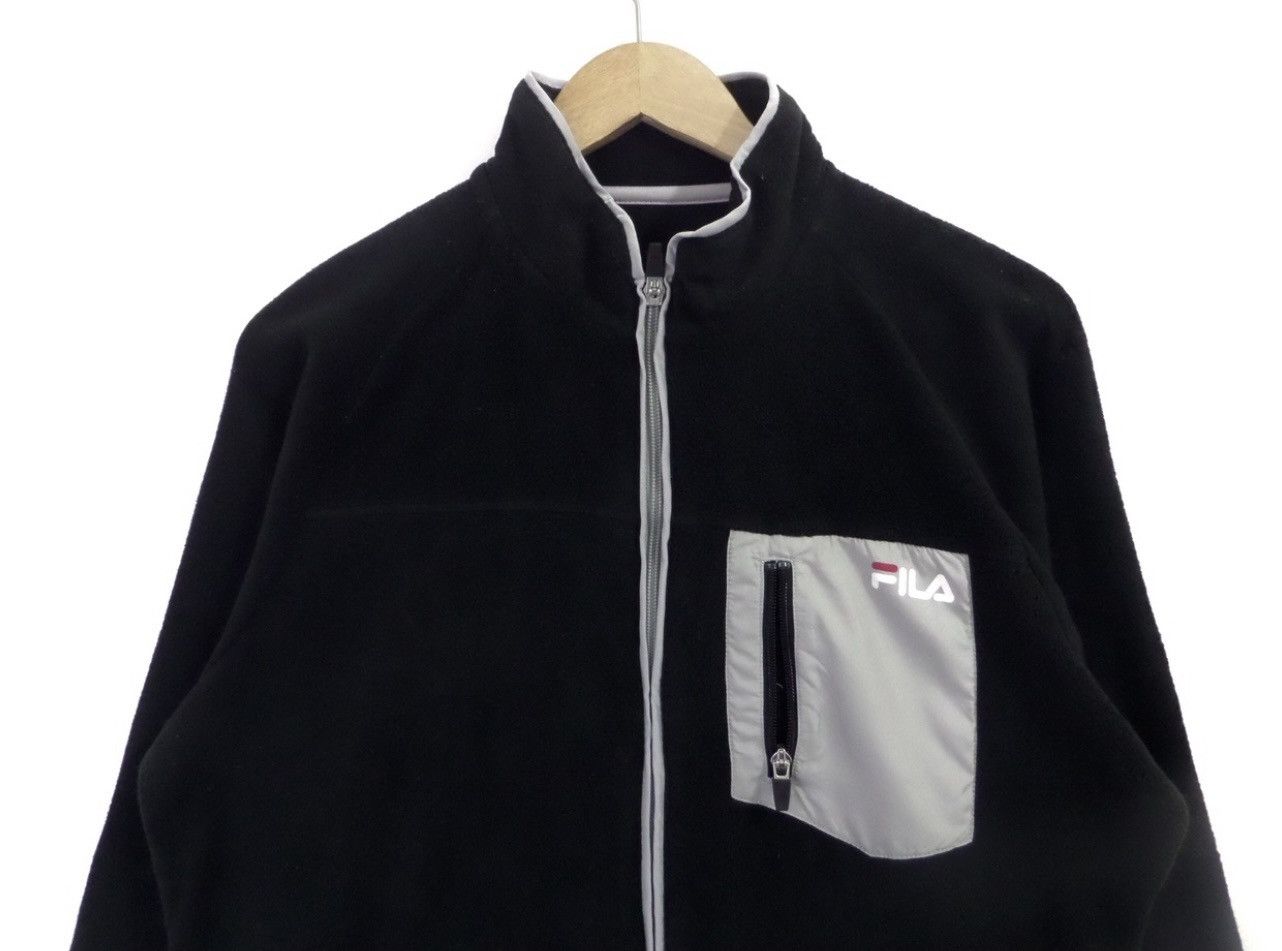 Fila × Vintage Vintage FILA Fleece Sweater fullzipper streetwear Size US L / EU 52-54 / 3 - 4 Thumbnail