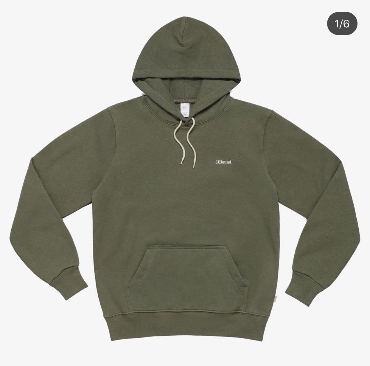 Jjjjound NEW szXS J/95 Utility Olive Green Hoodie Sweatshirt Logo | Grailed