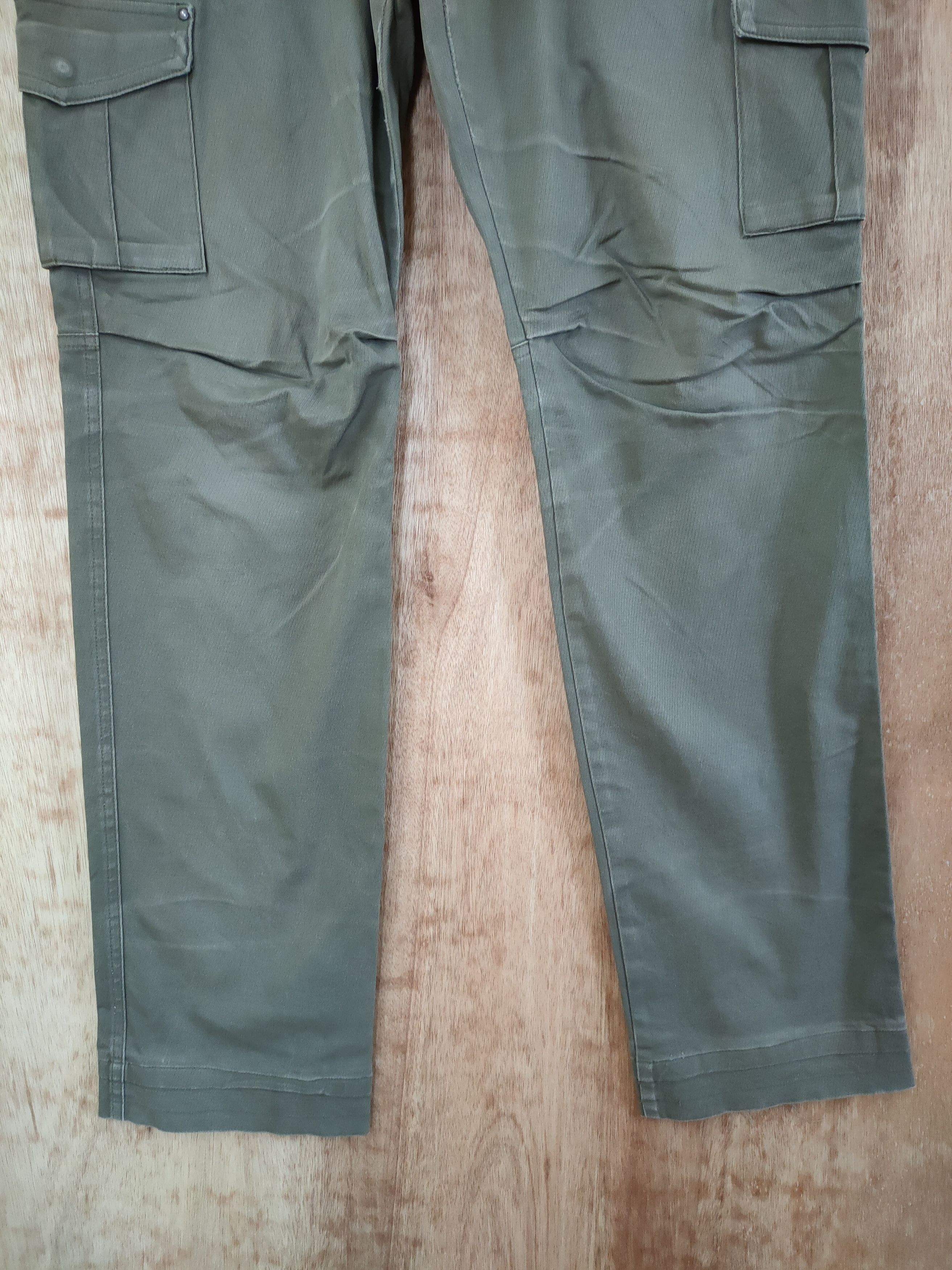 Faded Glory DL Japan green back zipper multipocket cargo pants #46-265T Size US 32 / EU 48 - 8 Thumbnail