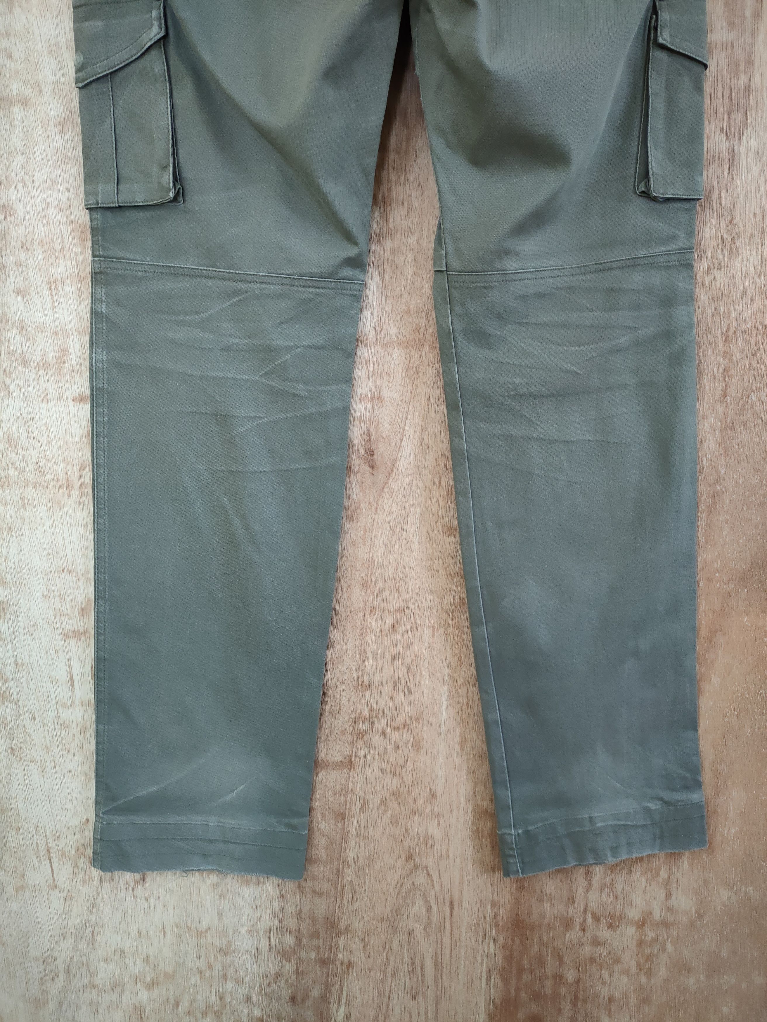 Faded Glory DL Japan green back zipper multipocket cargo pants #46-265T Size US 32 / EU 48 - 2 Thumbnail