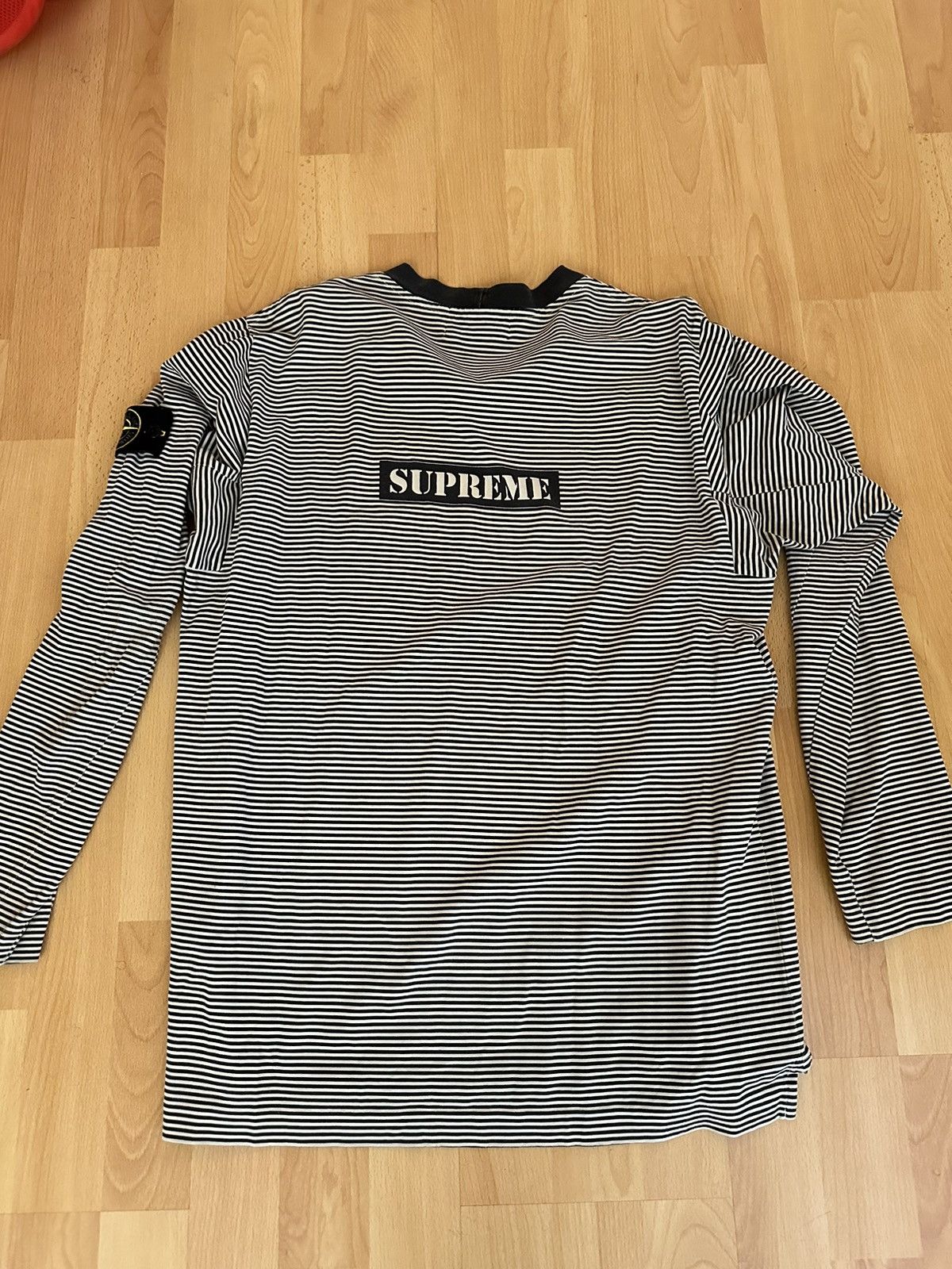 Supreme x Stone Island Striped Longsleeve
