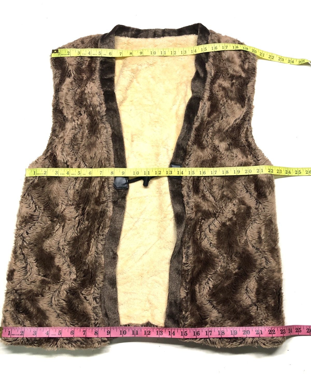 Japanese Brand × Vintage VINTAGE VEST BULKY FLEECE SHERPA INNER Size US L / EU 52-54 / 3 - 6 Thumbnail