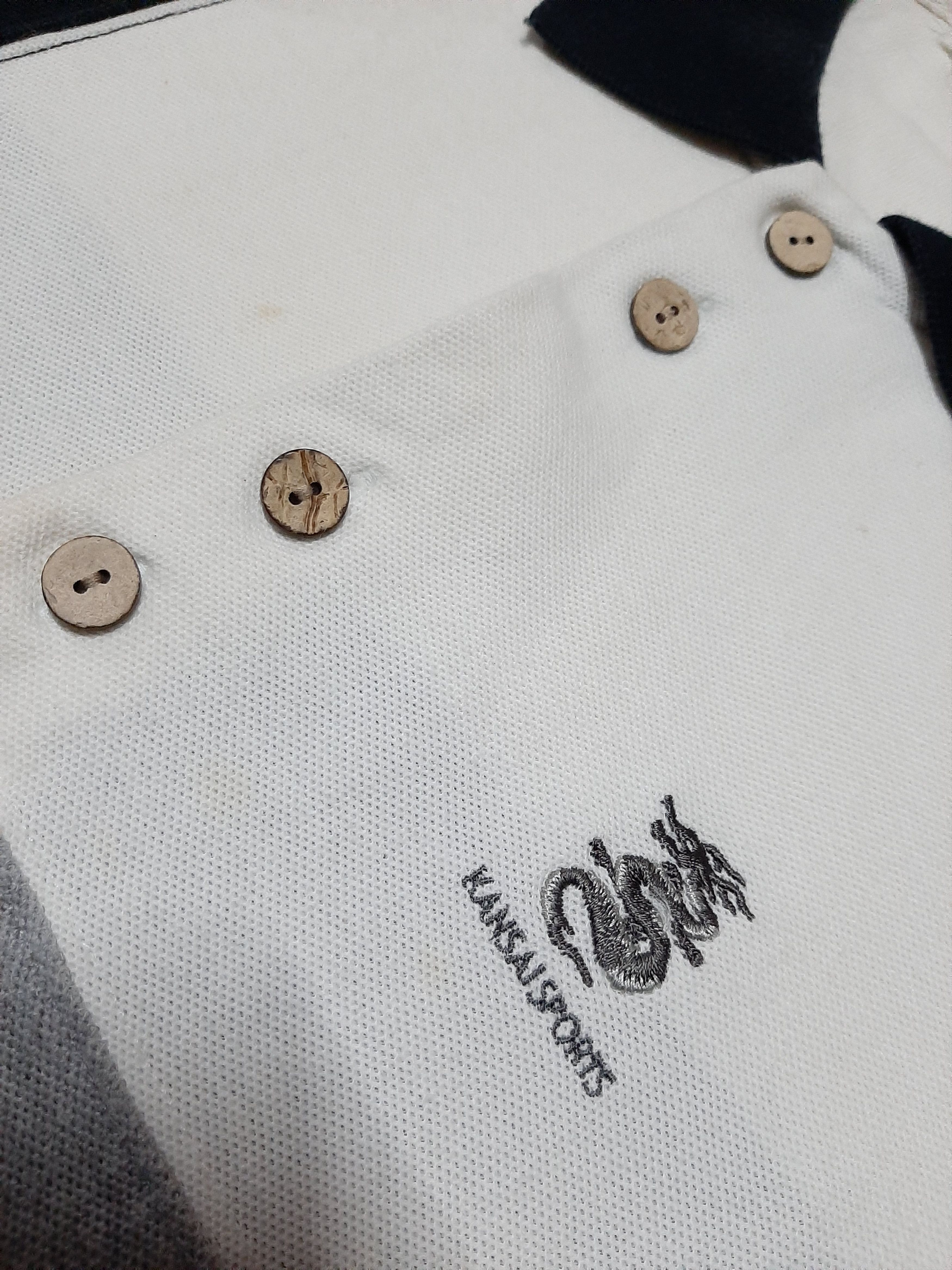 Kansai Yamamoto × Vintage VINTAGE KANSAI YAMAMOTO SPORT DRAGON POLO TSHIRT Size US L / EU 52-54 / 3 - 2 Thumbnail