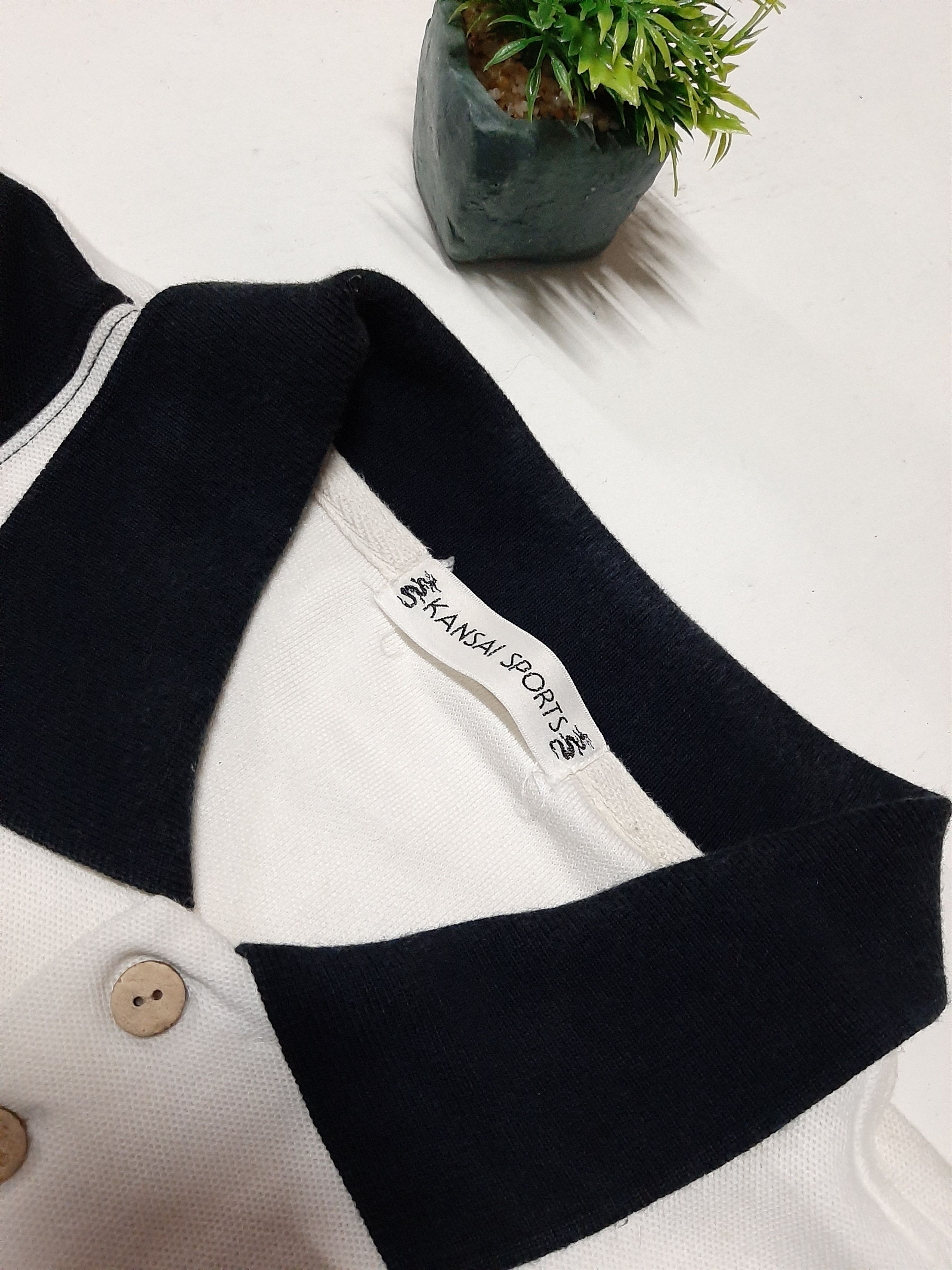 Kansai Yamamoto × Vintage VINTAGE KANSAI YAMAMOTO SPORT DRAGON POLO TSHIRT Size US L / EU 52-54 / 3 - 7 Thumbnail