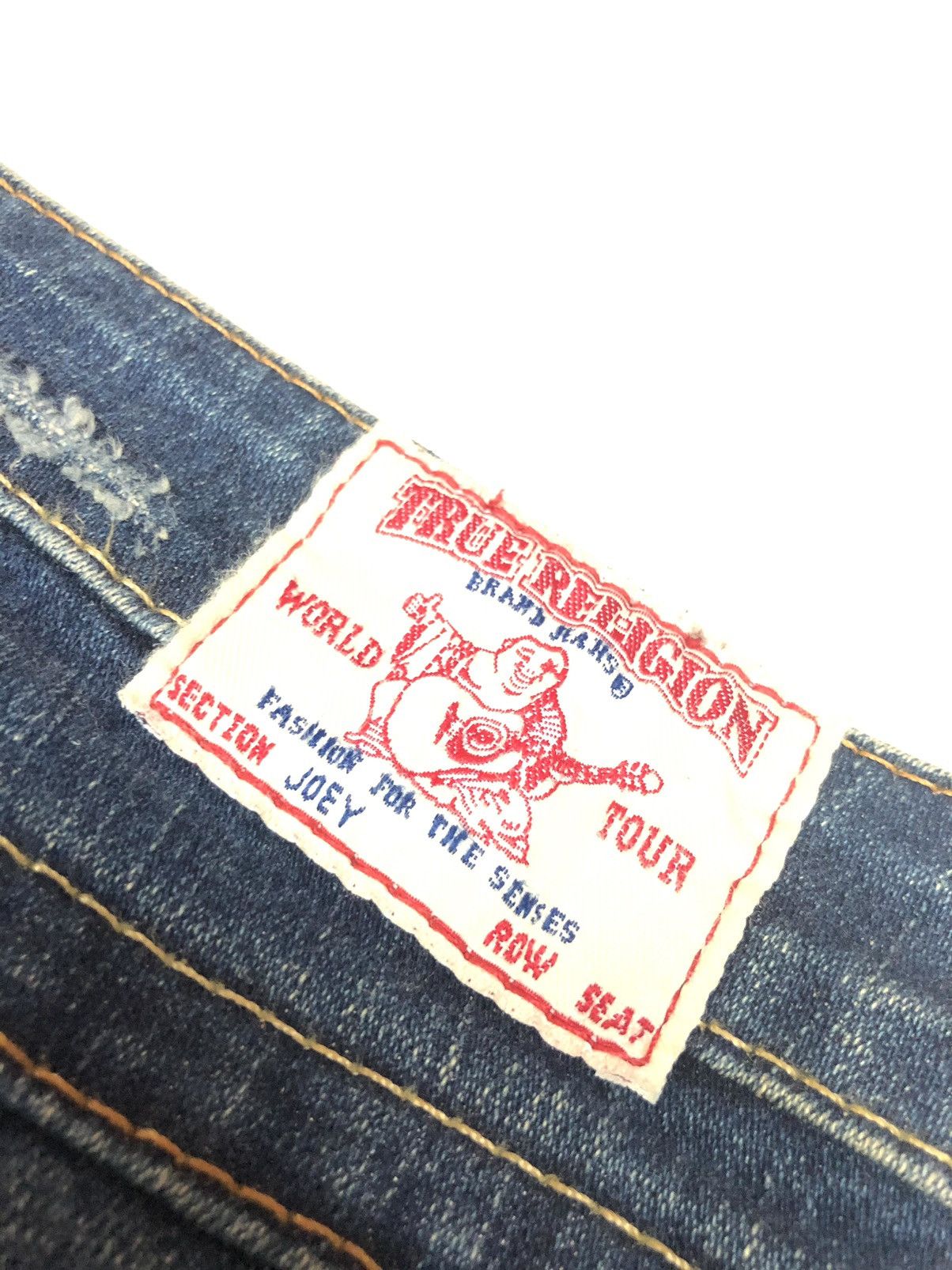 True Religion × Vintage VINTAGE TRUE RELIGION JOEY BLUE WASH DISSTRESSED DENIM Size US 27 - 10 Thumbnail