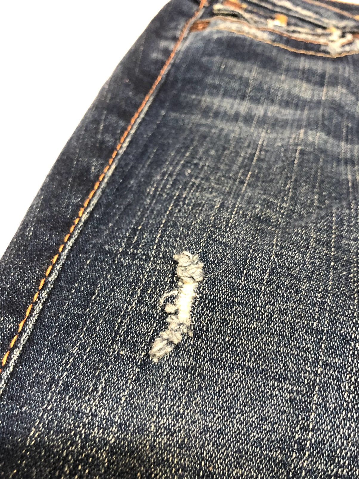 True Religion × Vintage VINTAGE TRUE RELIGION JOEY BLUE WASH DISSTRESSED DENIM Size US 27 - 6 Thumbnail