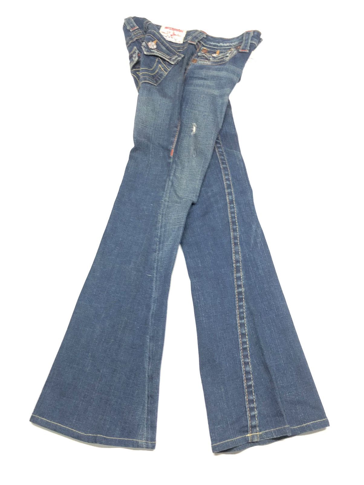 True Religion × Vintage VINTAGE TRUE RELIGION JOEY BLUE WASH DISSTRESSED DENIM Size US 27 - 1 Thumbnail