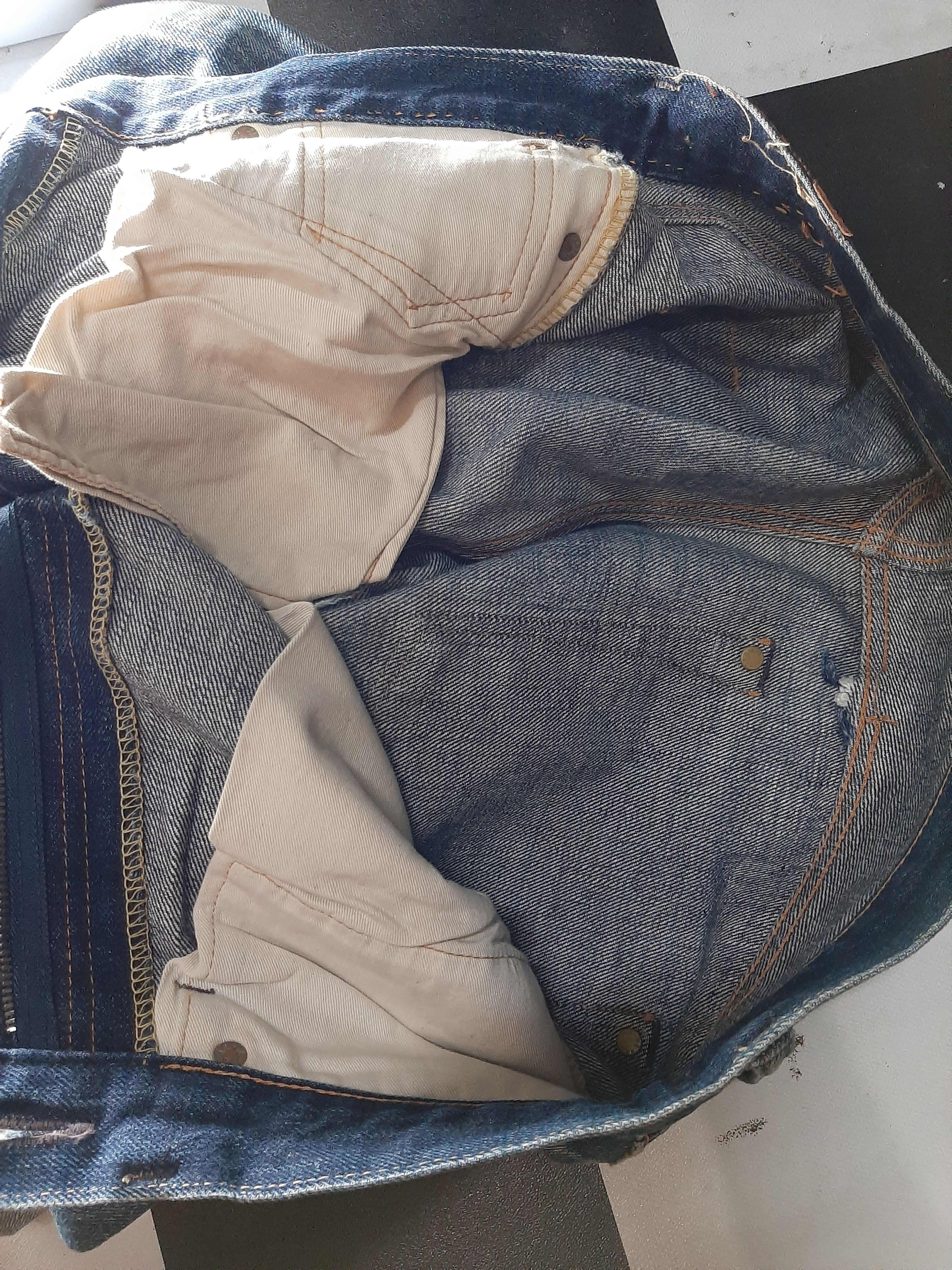 Denime × Vintage VINTAGE SELVEDGE DENIME DISTRESSED JAPAN Size US 32 / EU 48 - 16 Thumbnail