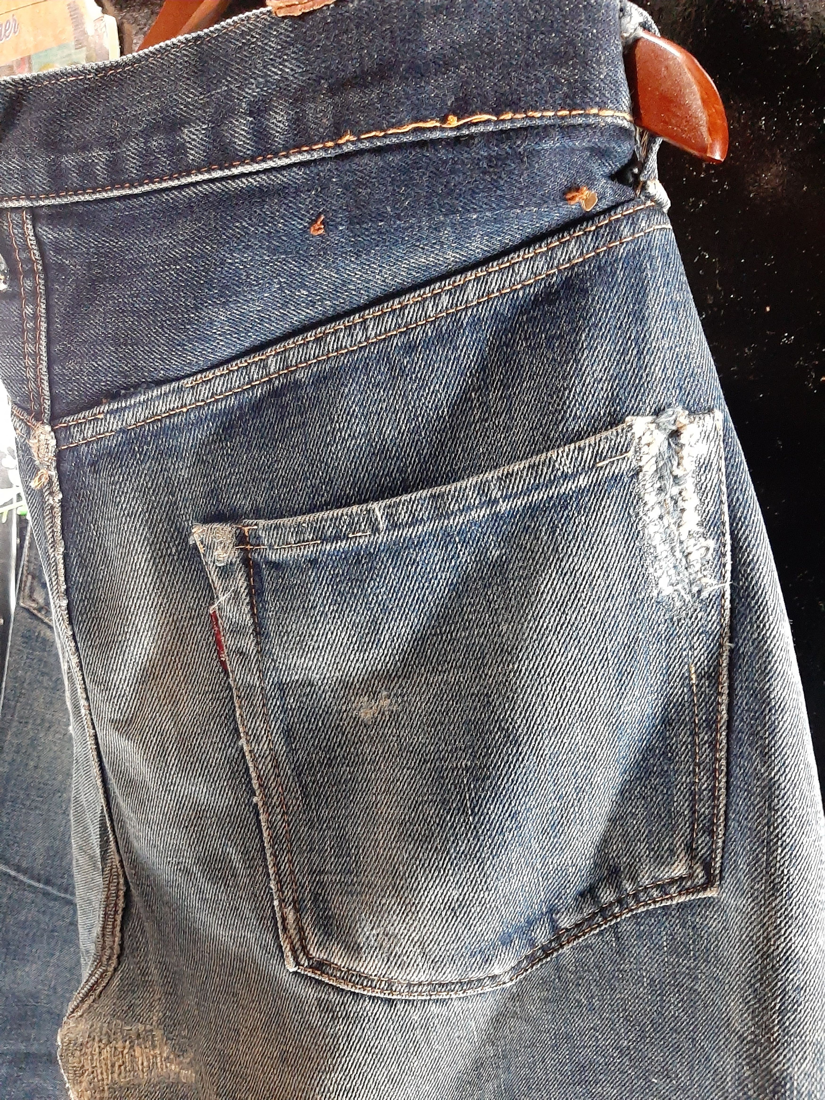 Denime × Vintage VINTAGE SELVEDGE DENIME DISTRESSED JAPAN Size US 32 / EU 48 - 11 Thumbnail