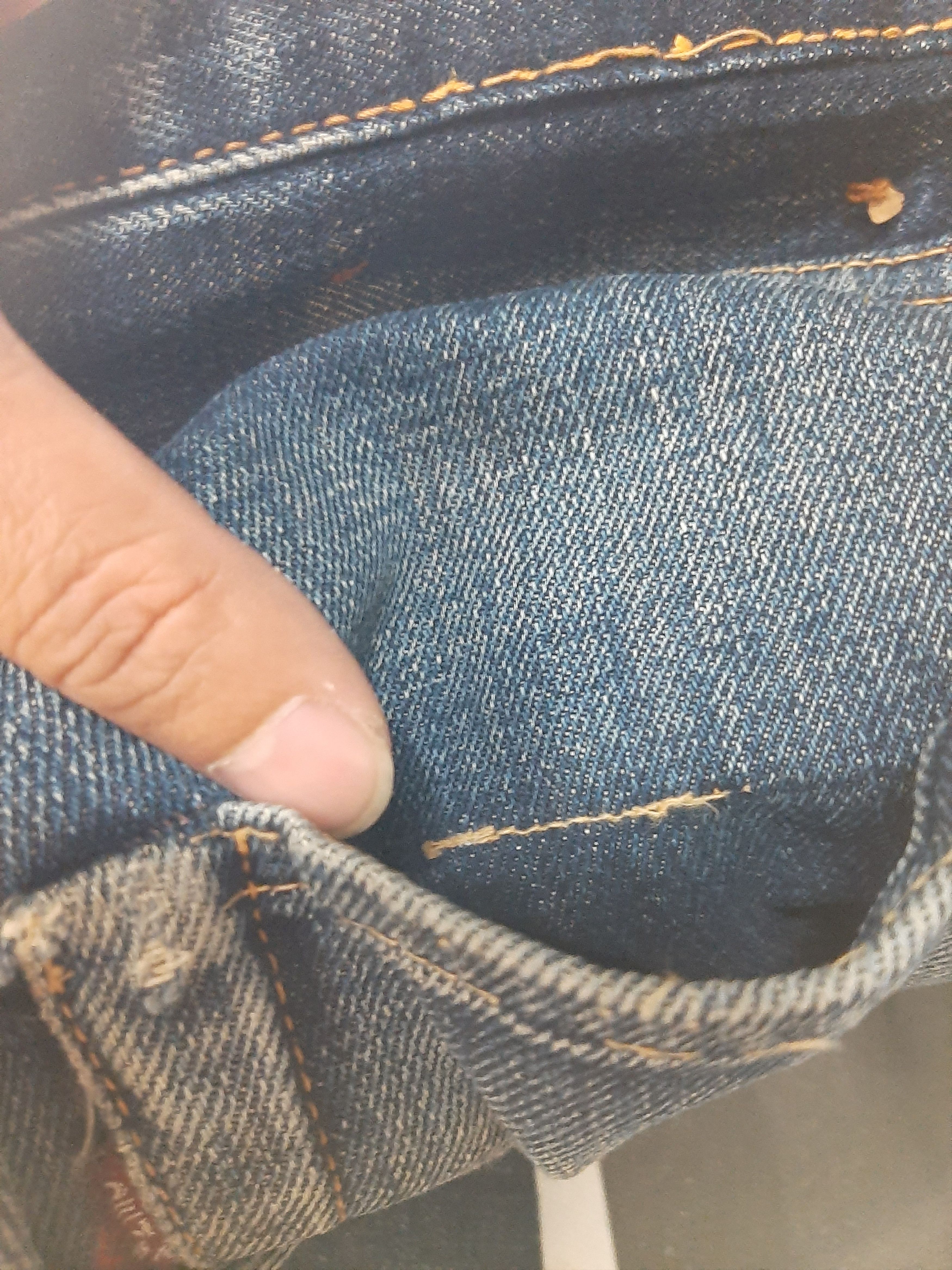 Denime × Vintage VINTAGE SELVEDGE DENIME DISTRESSED JAPAN Size US 32 / EU 48 - 17 Thumbnail