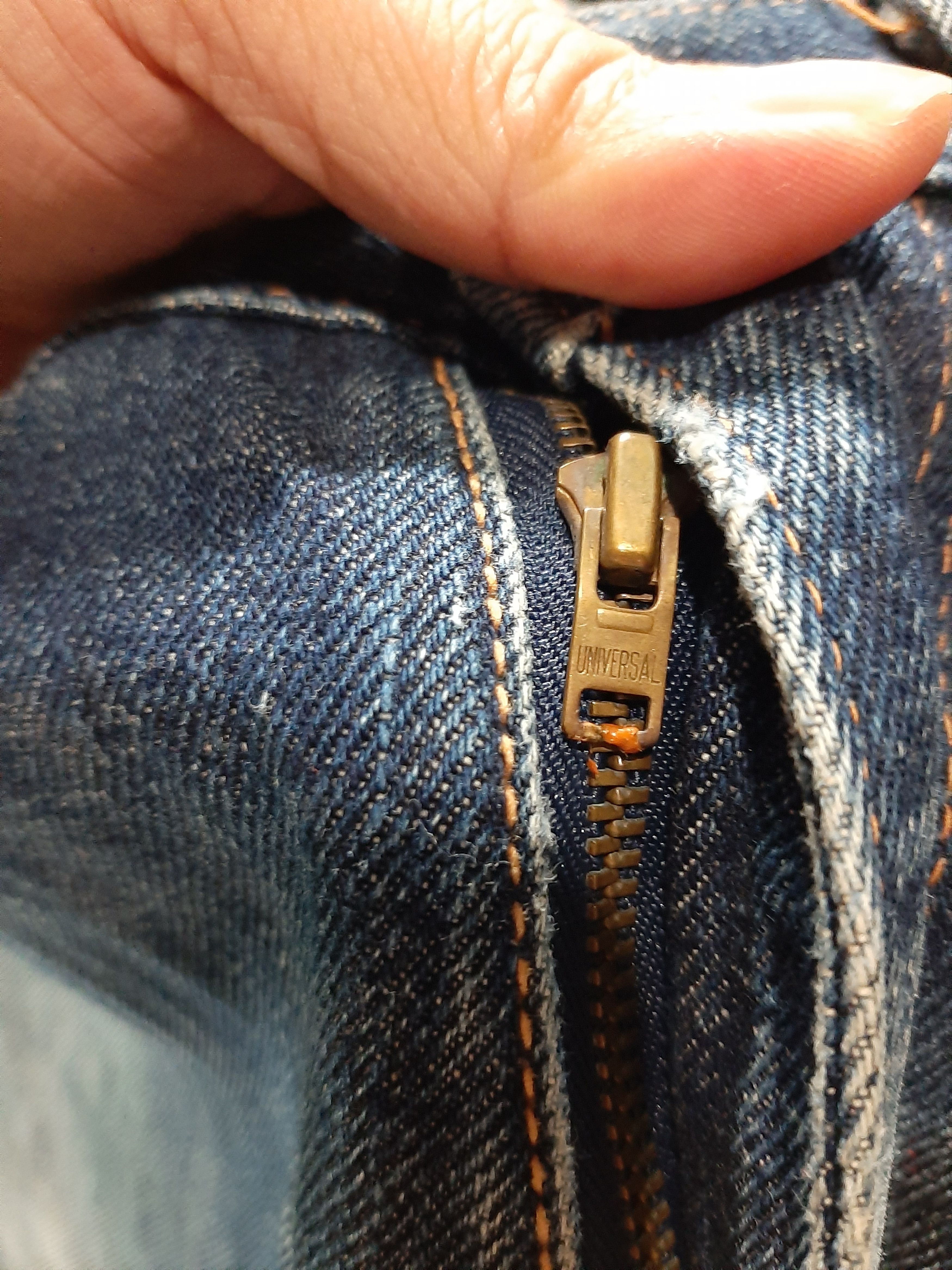 Denime × Vintage VINTAGE SELVEDGE DENIME DISTRESSED JAPAN Size US 32 / EU 48 - 8 Thumbnail
