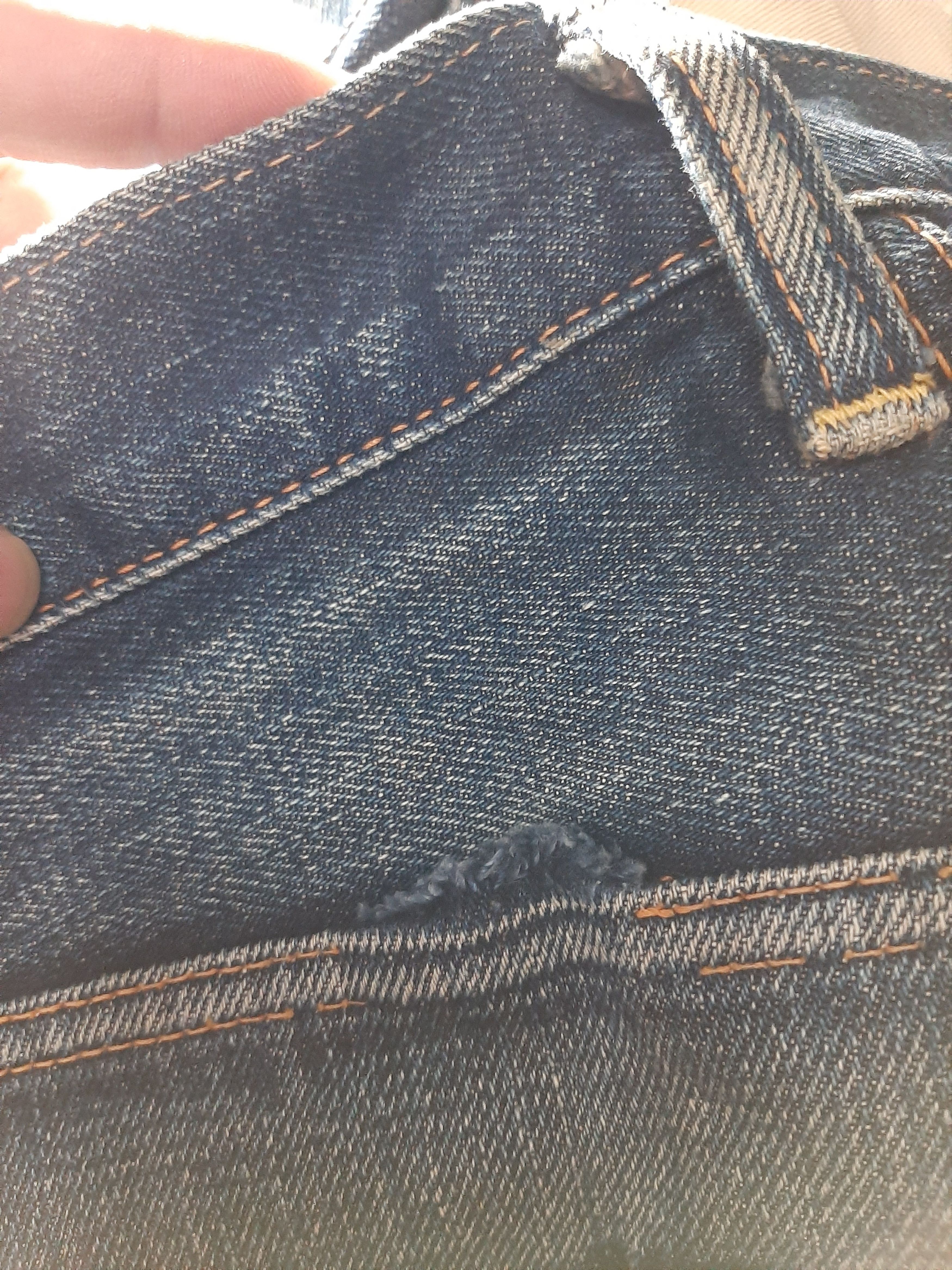 Denime × Vintage VINTAGE SELVEDGE DENIME DISTRESSED JAPAN Size US 32 / EU 48 - 18 Thumbnail