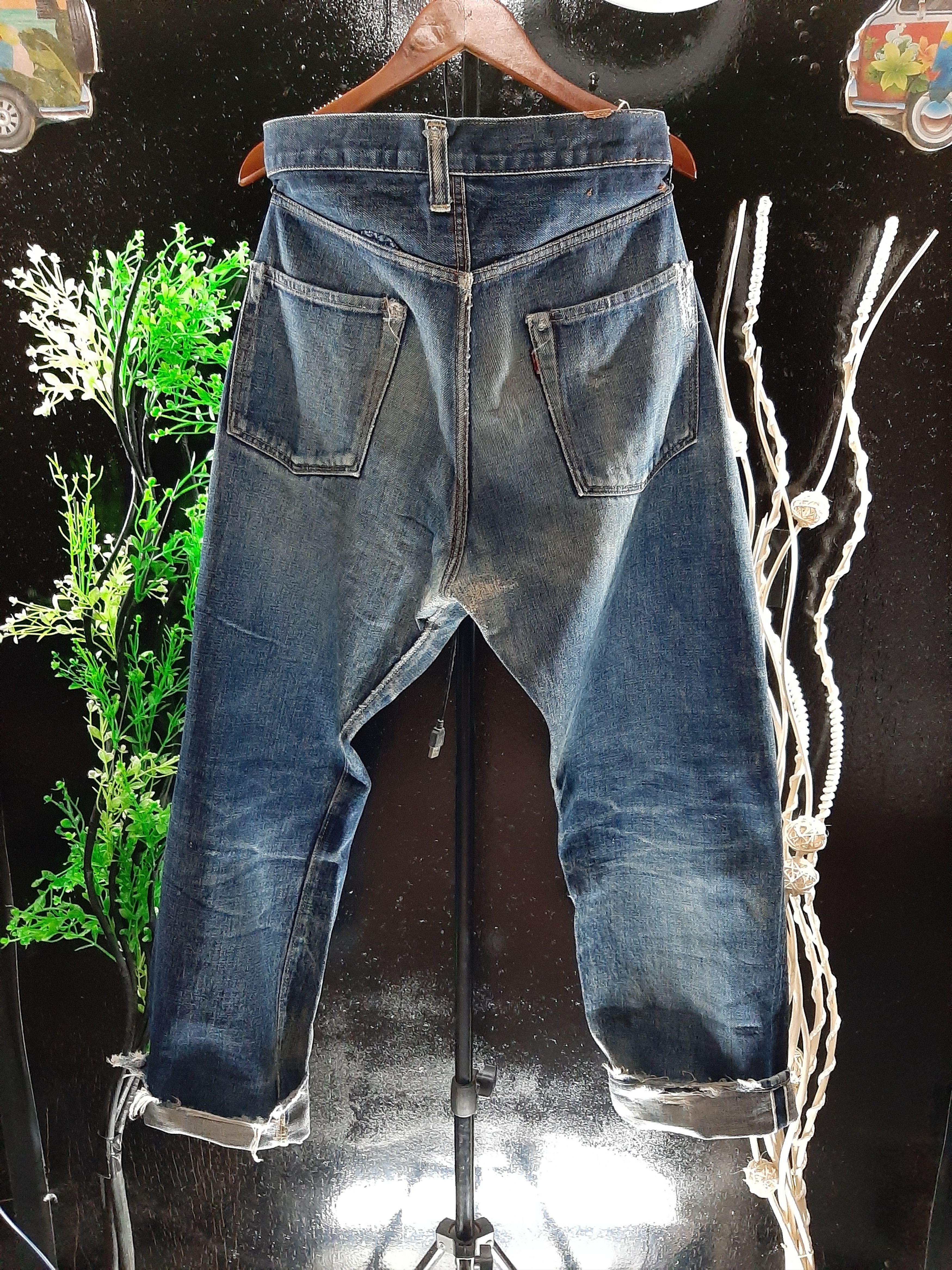 Denime × Vintage VINTAGE SELVEDGE DENIME DISTRESSED JAPAN Size US 32 / EU 48 - 9 Thumbnail