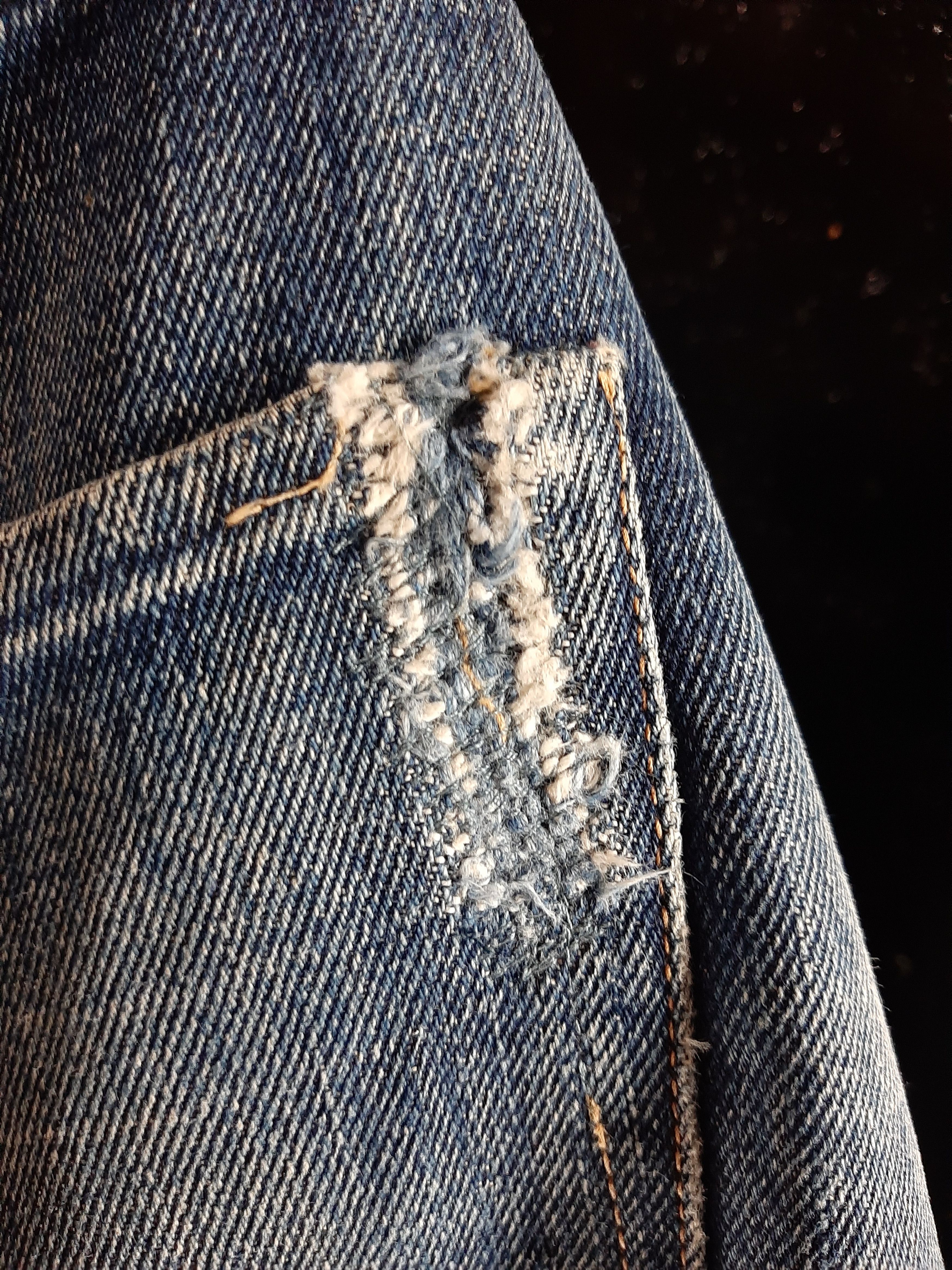 Denime × Vintage VINTAGE SELVEDGE DENIME DISTRESSED JAPAN Size US 32 / EU 48 - 12 Thumbnail