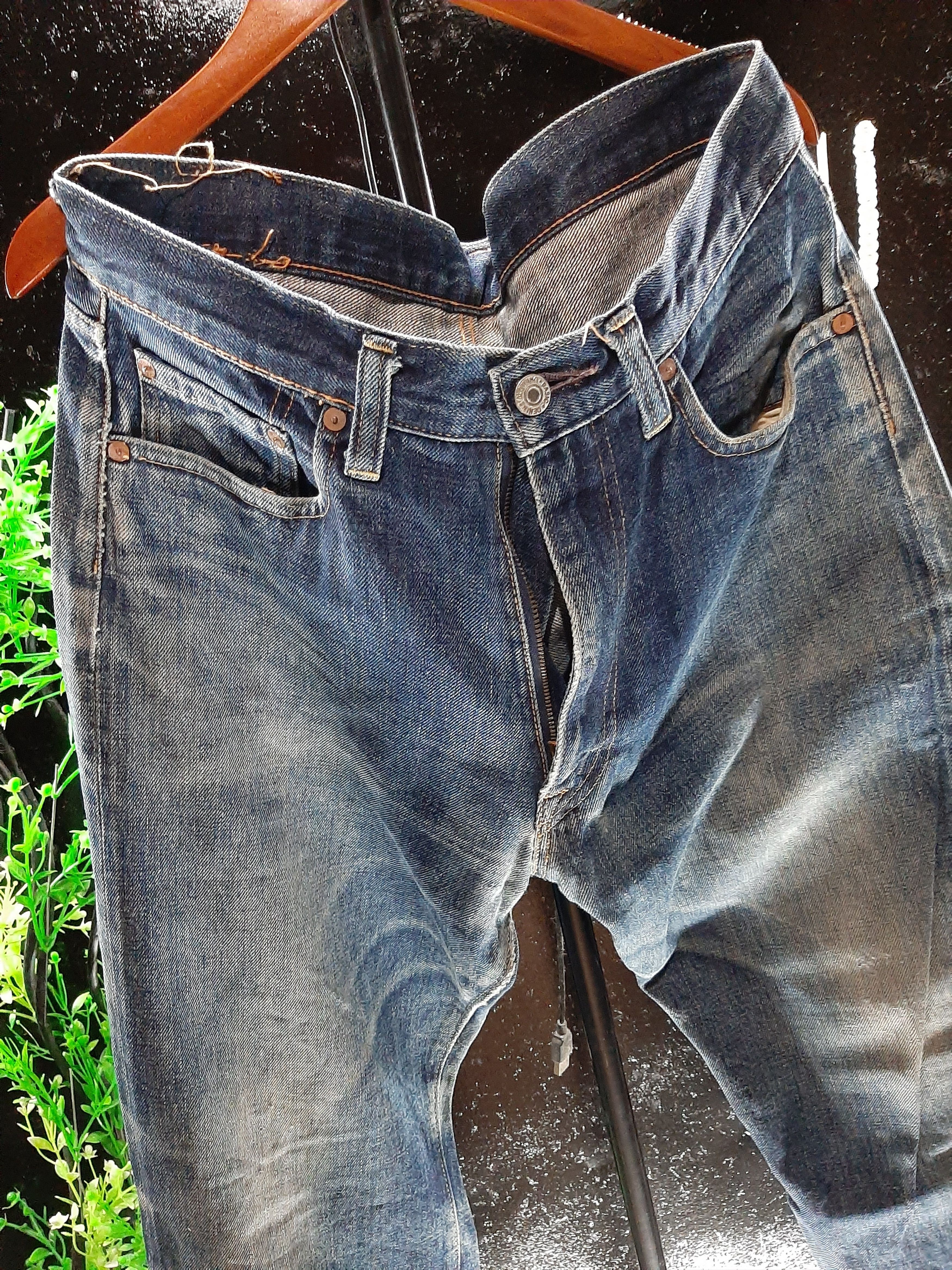 Denime × Vintage VINTAGE SELVEDGE DENIME DISTRESSED JAPAN Size US 32 / EU 48 - 2 Thumbnail
