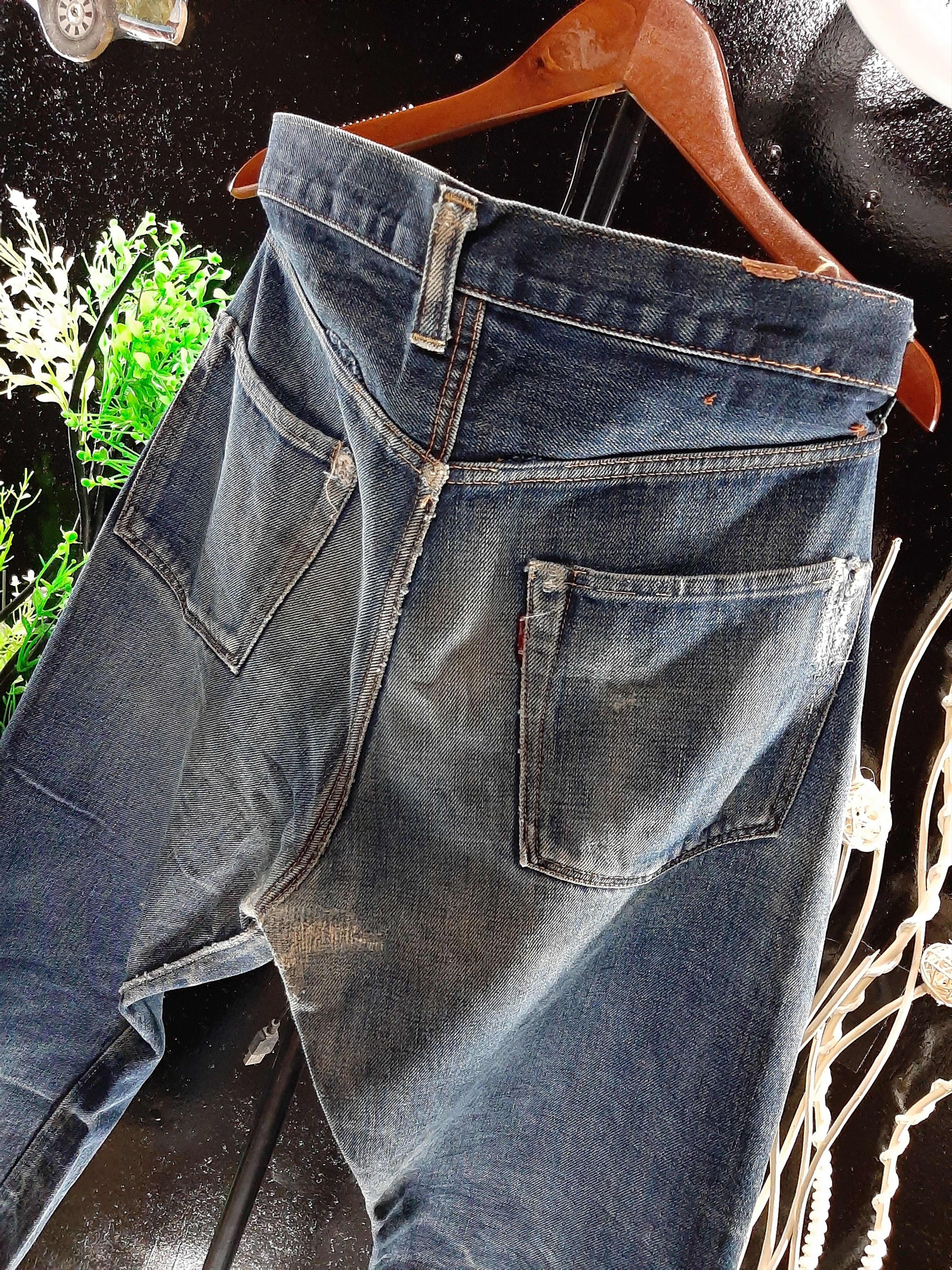 Denime × Vintage VINTAGE SELVEDGE DENIME DISTRESSED JAPAN Size US 32 / EU 48 - 10 Thumbnail