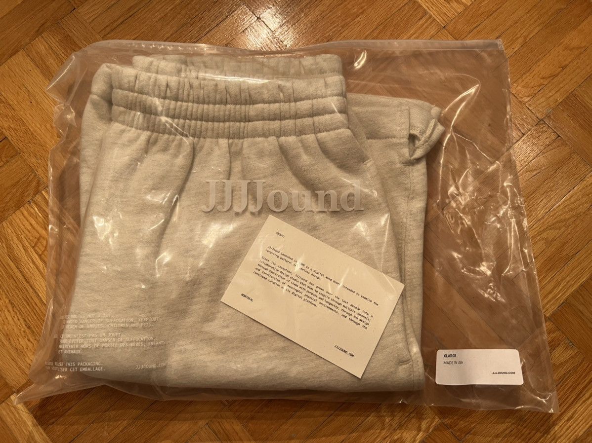 NEW szXL JJJJound J/90 Oatmeal Embroidered Sweatshorts Logo