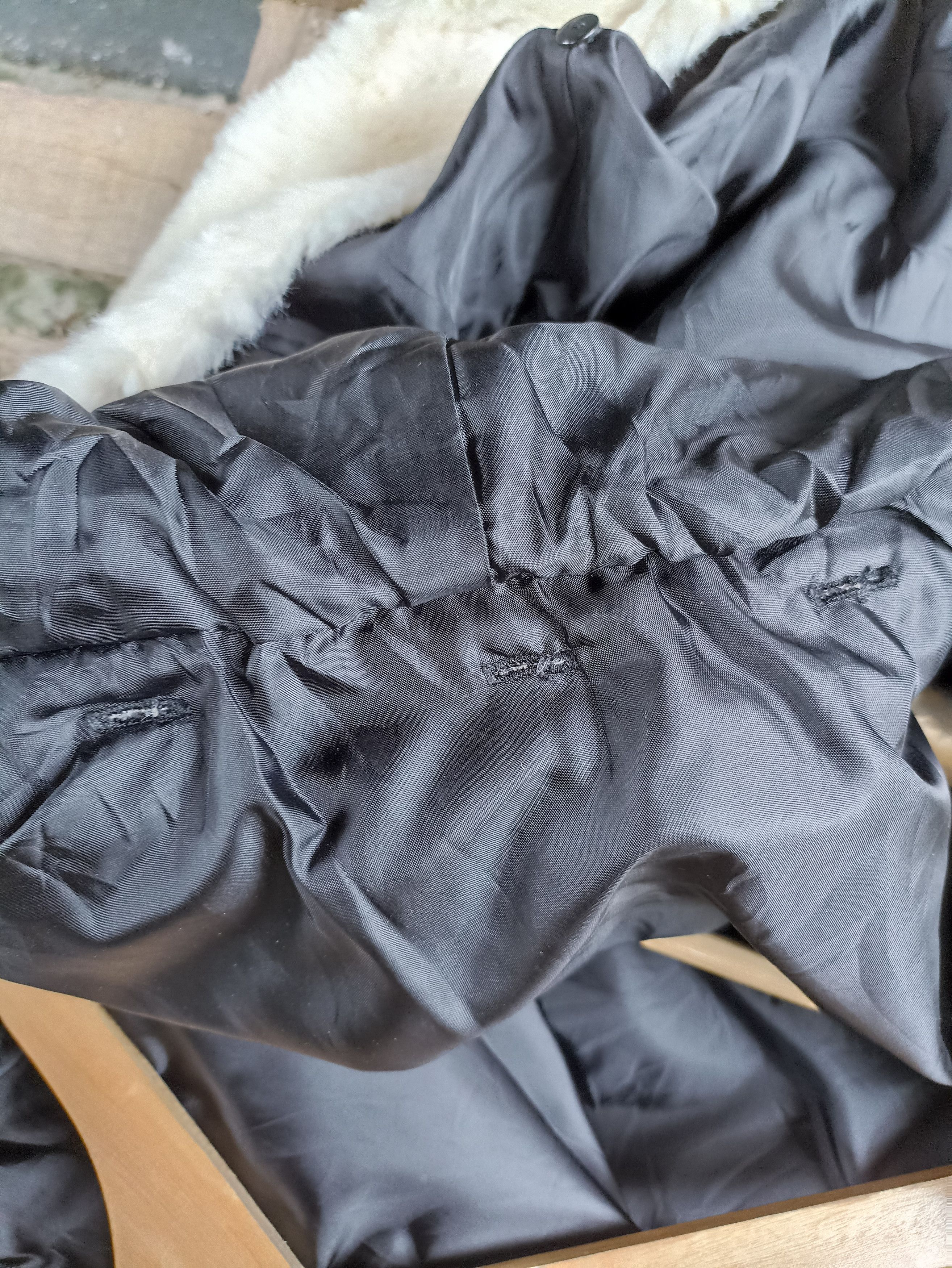 Japanese Brand Japan brand Faux fur Sleeve less Jacket Hoodie Size L / US 10 / IT 46 - 4 Thumbnail