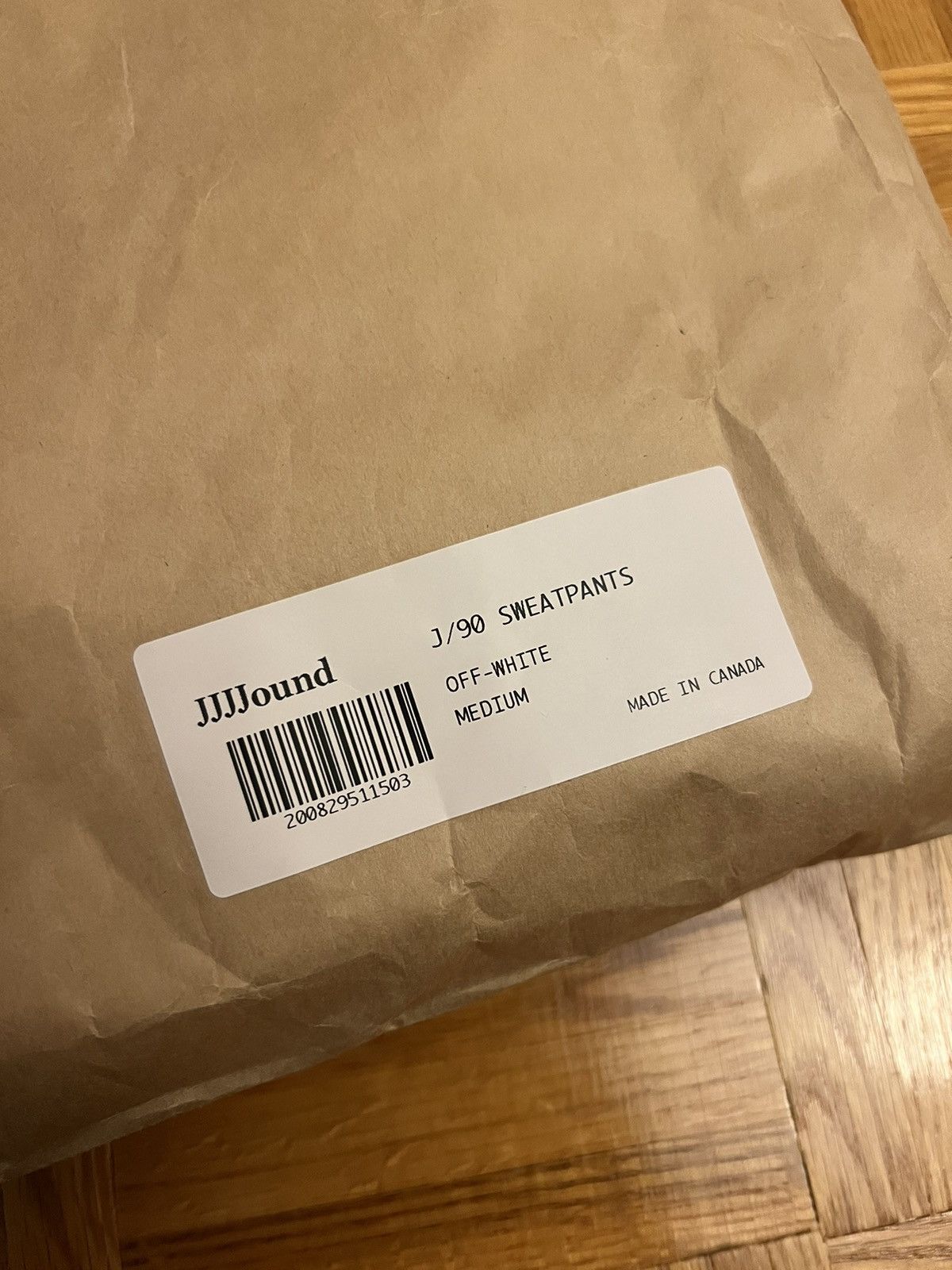 JJJJound NEW M Ivory Off White J90 Sweatpants Joggers Fleece Jjjjound Size US 32 / EU 48 - 3 Thumbnail