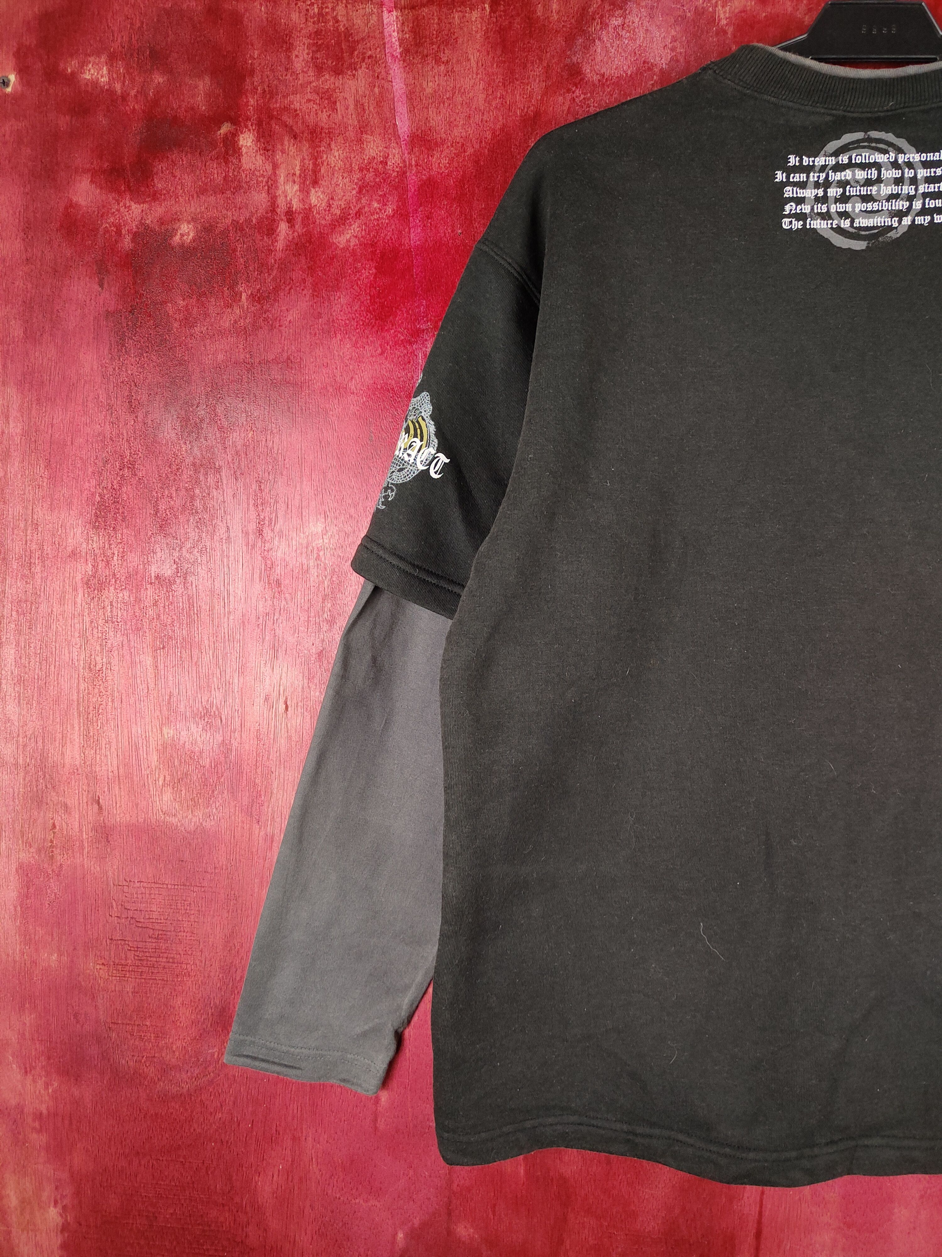 Japanese Brand Pract Dragon japan Black Sweatshirt #285B Size US L / EU 52-54 / 3 - 12 Thumbnail