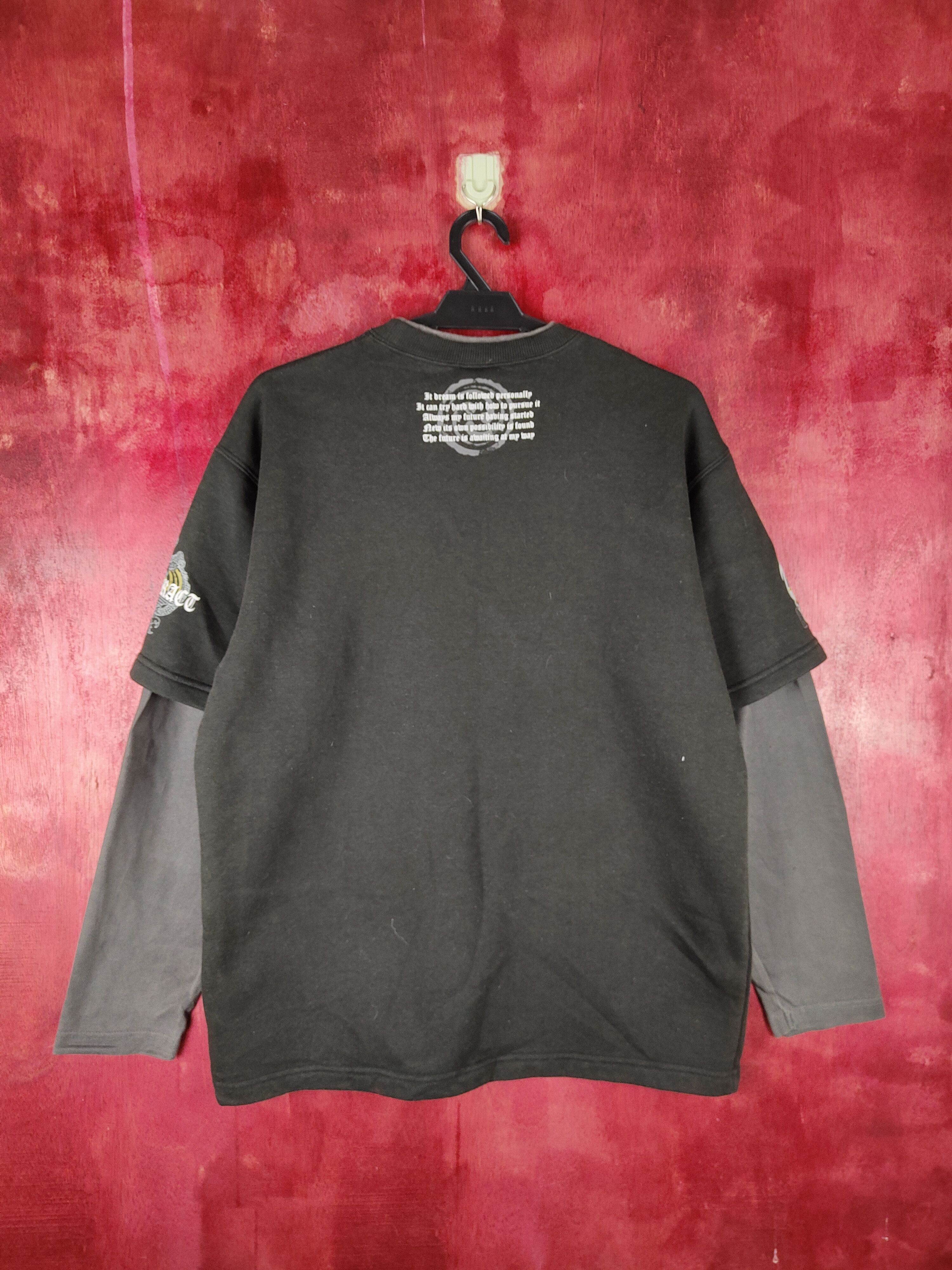 Japanese Brand Pract Dragon japan Black Sweatshirt #285B Size US L / EU 52-54 / 3 - 10 Thumbnail