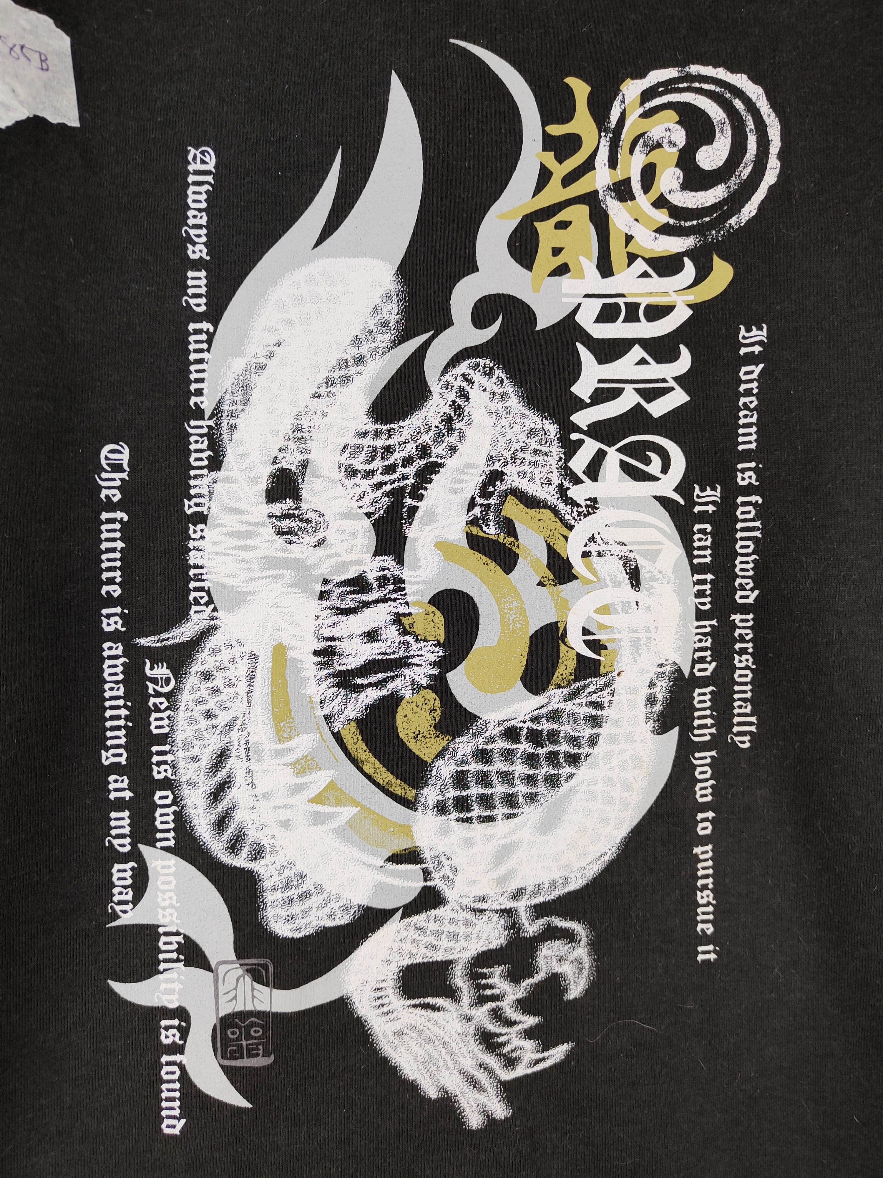 Japanese Brand Pract Dragon japan Black Sweatshirt #285B Size US L / EU 52-54 / 3 - 5 Thumbnail