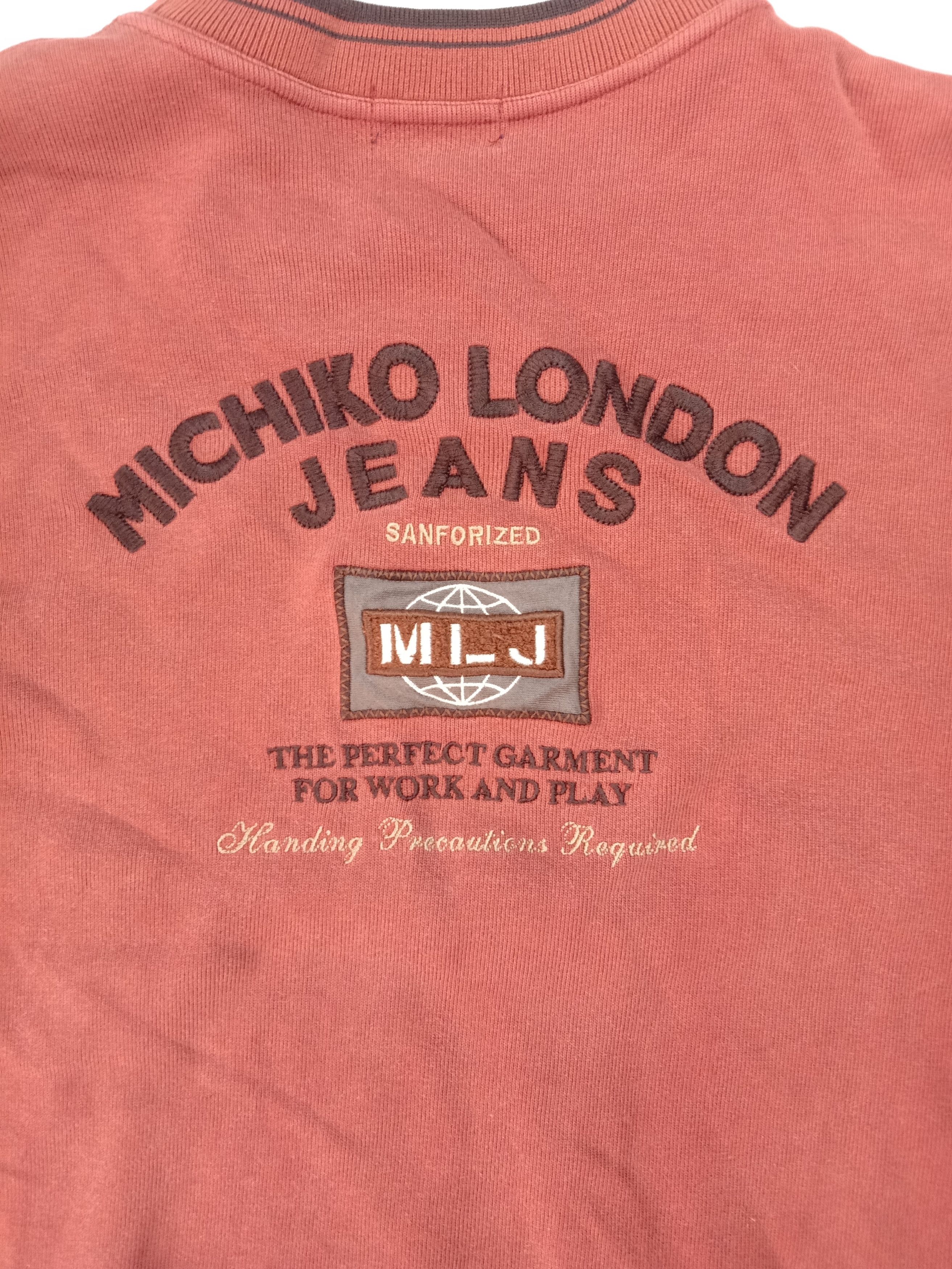 Japanese Brand MICHIKO LONDON JEANS Sweatshirt Hiroko Koshino Size US M / EU 48-50 / 2 - 4 Thumbnail