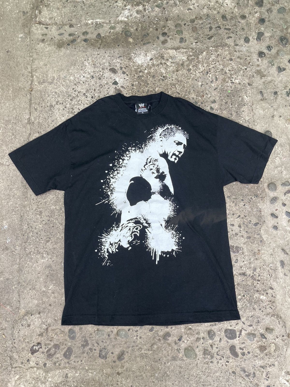 T-shirt WWE Catch - Personnage Batista Punishment - Tailles S à 4XL Homme - Noir En Coton