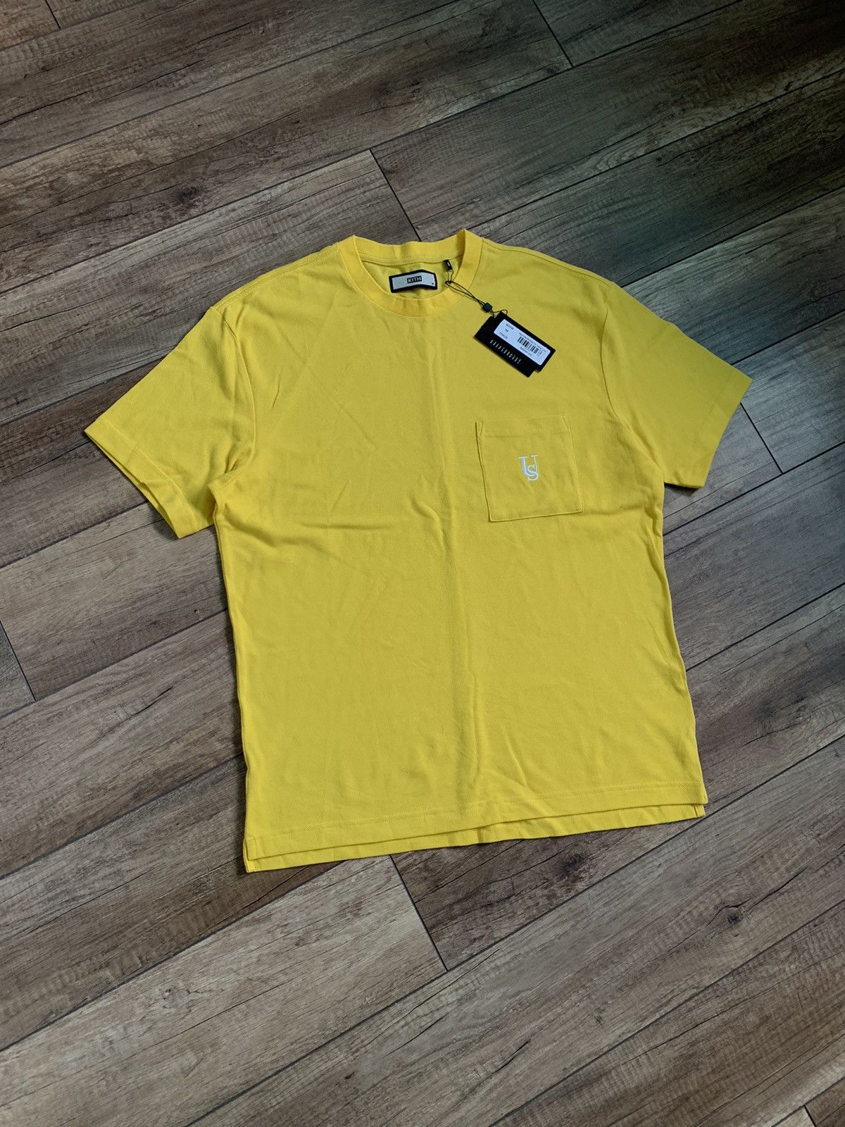 Kith KITH Pique Quinn SS Pocket Tee T Shirt Yellow Size US M / EU 48-50 / 2 - 4 Thumbnail