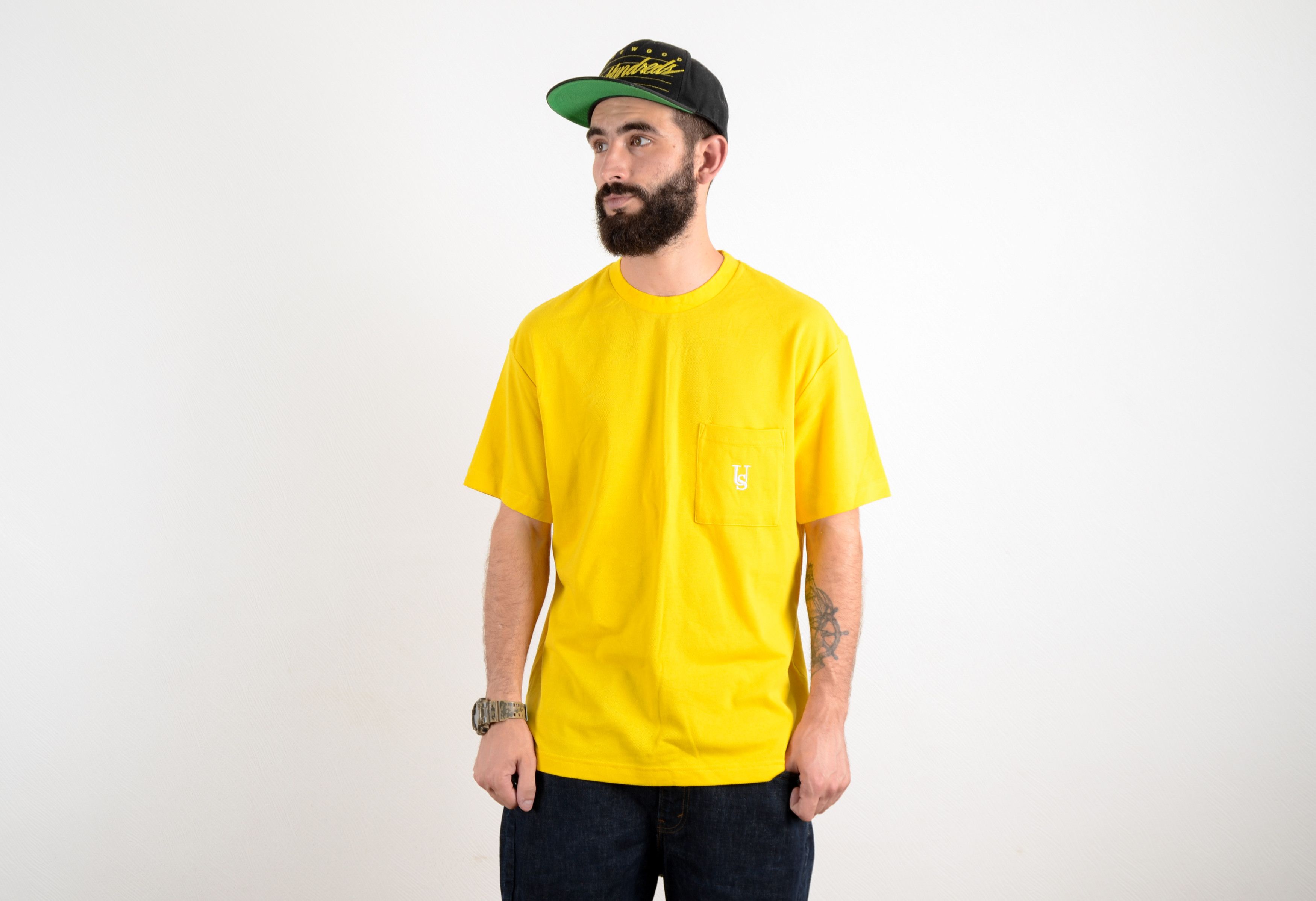 Kith KITH Pique Quinn SS Pocket Tee T Shirt Yellow Size US M / EU 48-50 / 2 - 2 Thumbnail