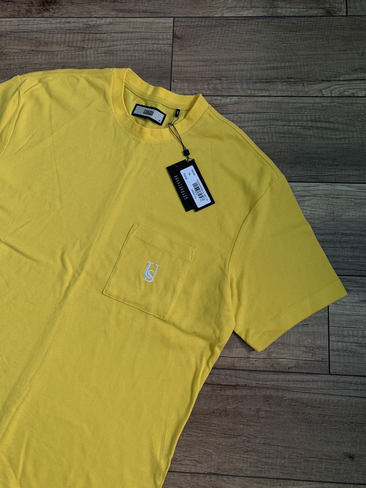 Kith KITH Pique Quinn SS Pocket Tee T Shirt Yellow Size US M / EU 48-50 / 2 - 5 Thumbnail