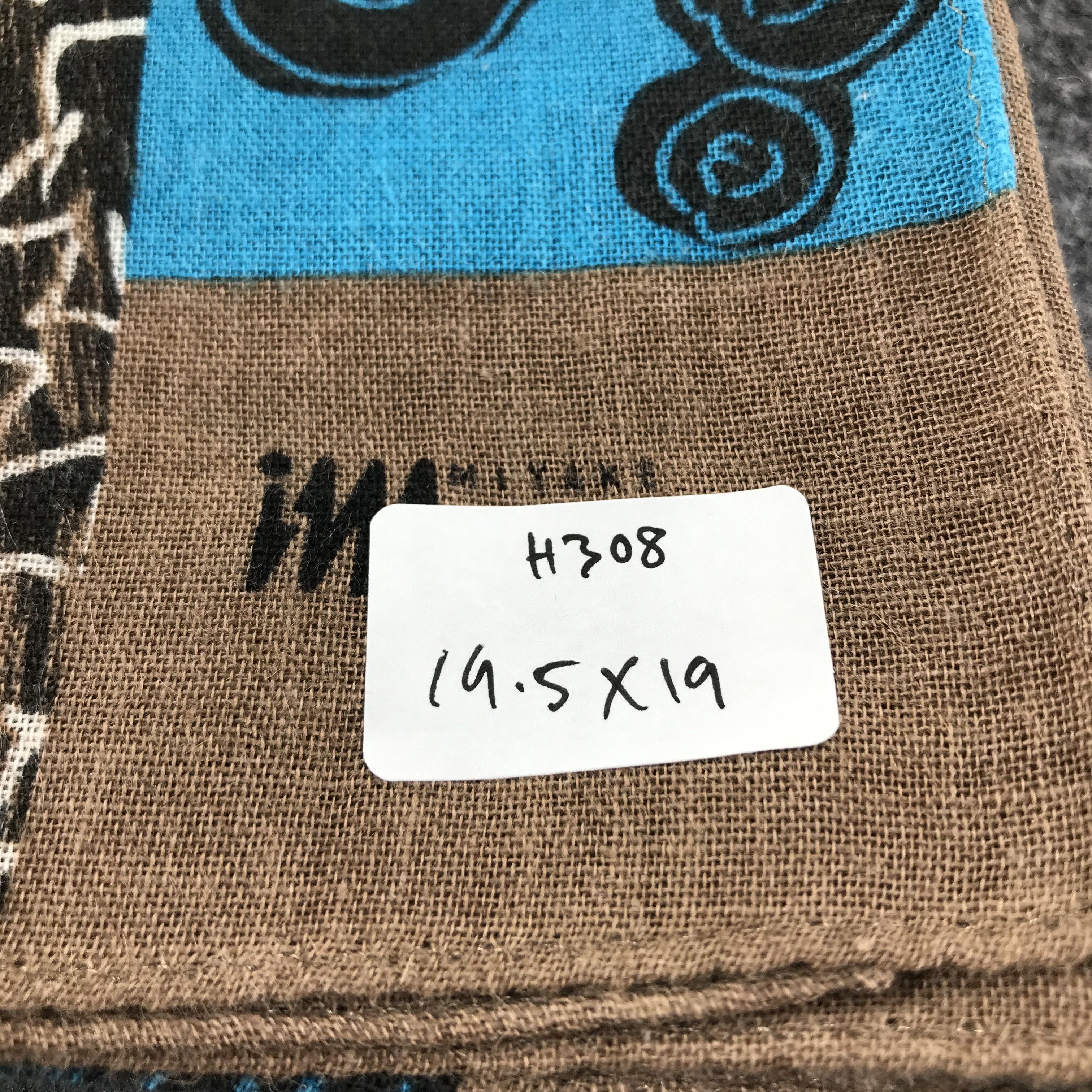 Issey Miyake Issey Miyake Abstract Handkerchief Neckerchief Bandana H308 Size ONE SIZE - 9 Thumbnail