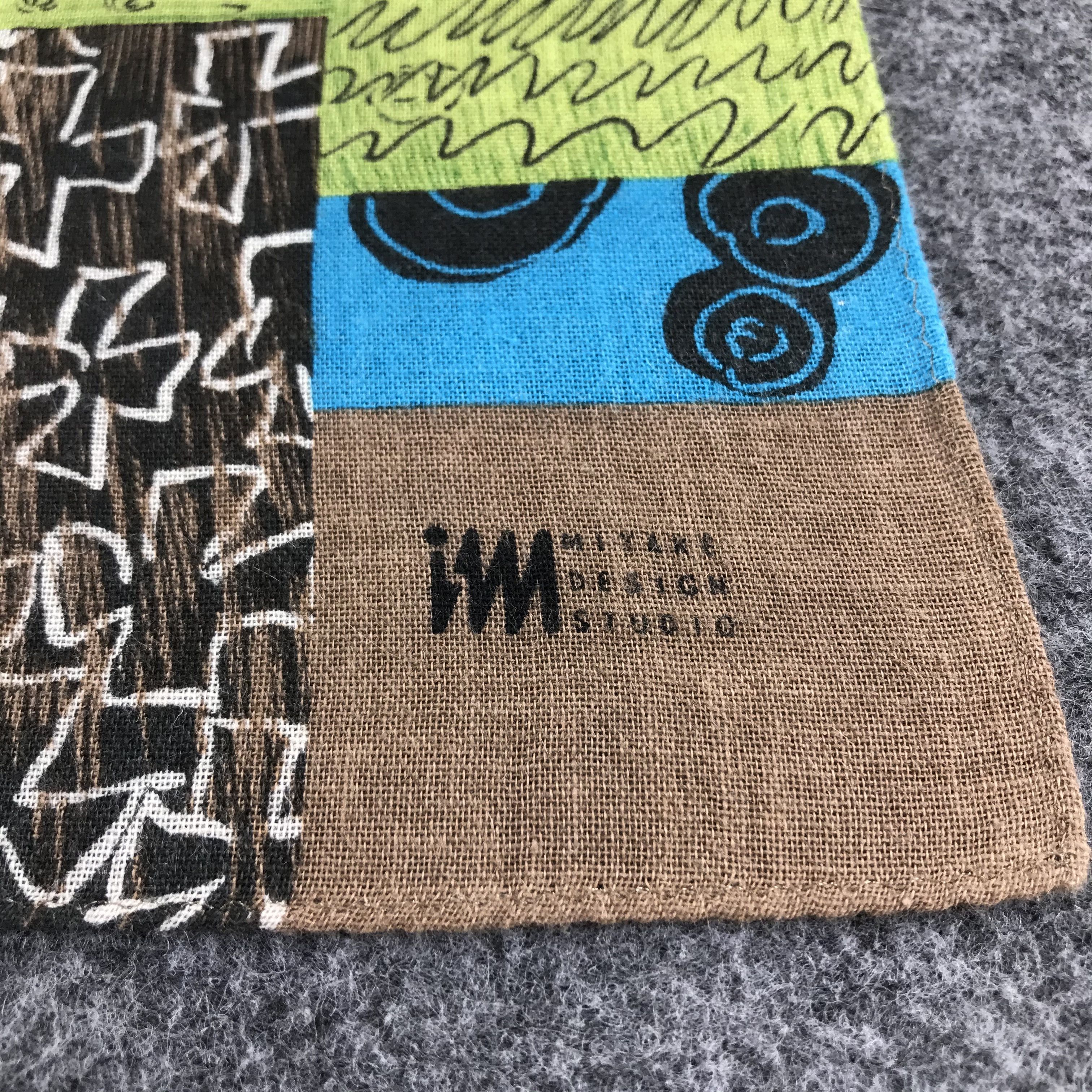 Issey Miyake Issey Miyake Abstract Handkerchief Neckerchief Bandana H308 Size ONE SIZE - 5 Thumbnail
