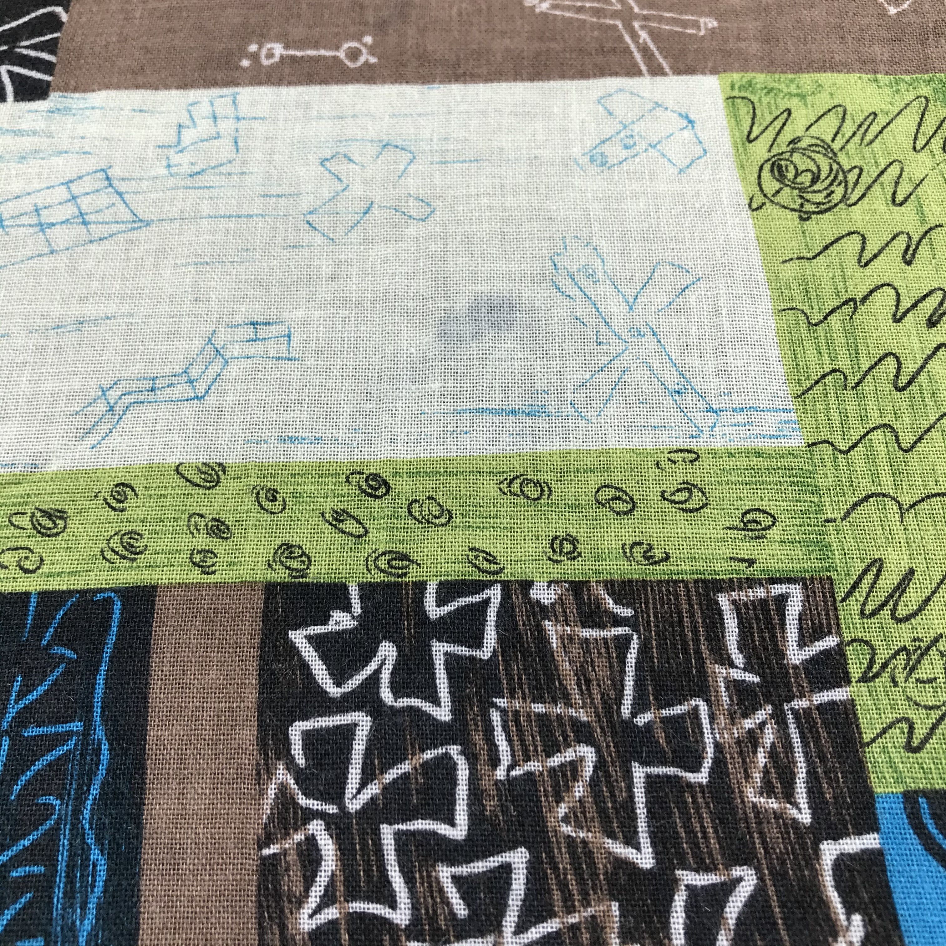 Issey Miyake Issey Miyake Abstract Handkerchief Neckerchief Bandana H308 Size ONE SIZE - 7 Thumbnail
