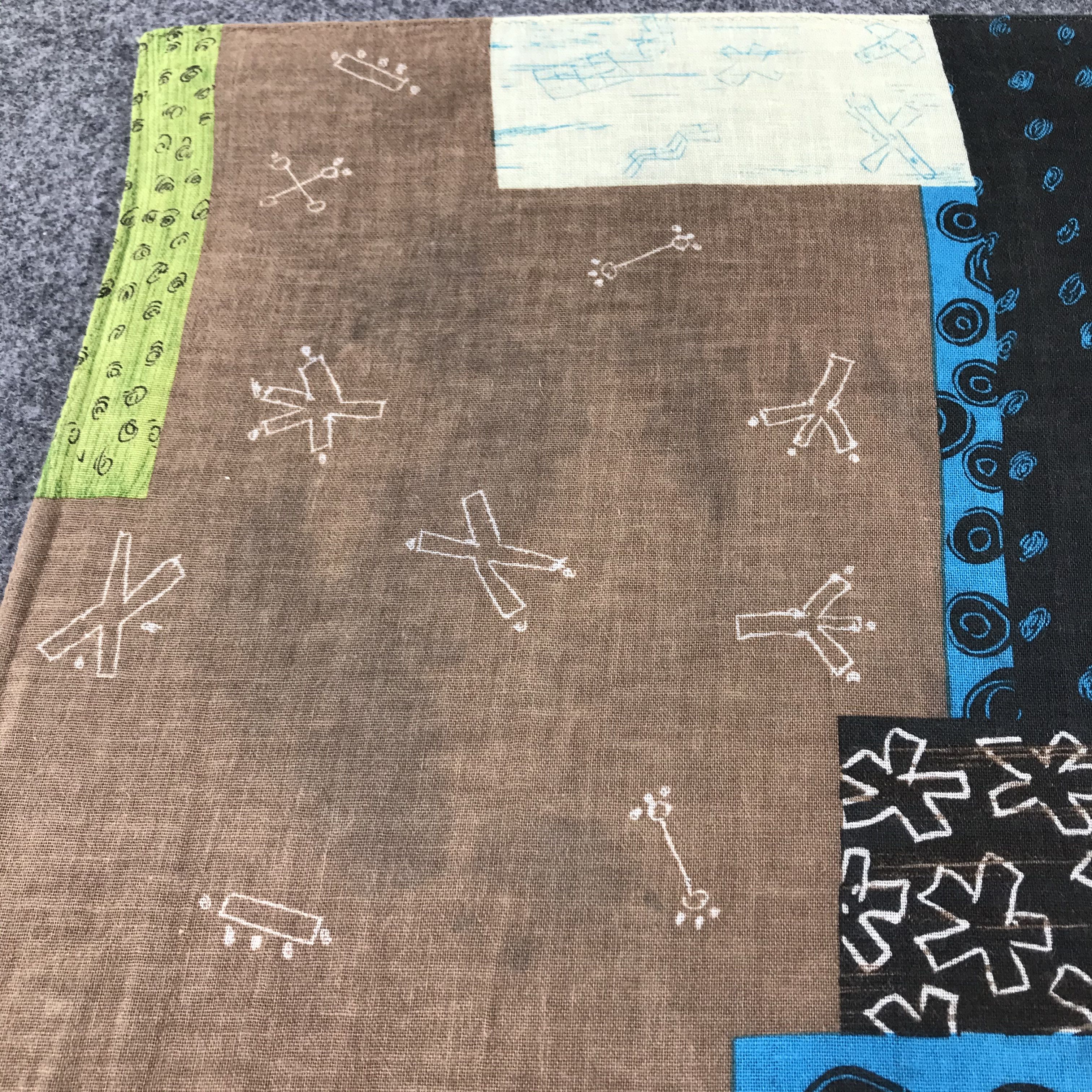 Issey Miyake Issey Miyake Abstract Handkerchief Neckerchief Bandana H308 Size ONE SIZE - 6 Thumbnail