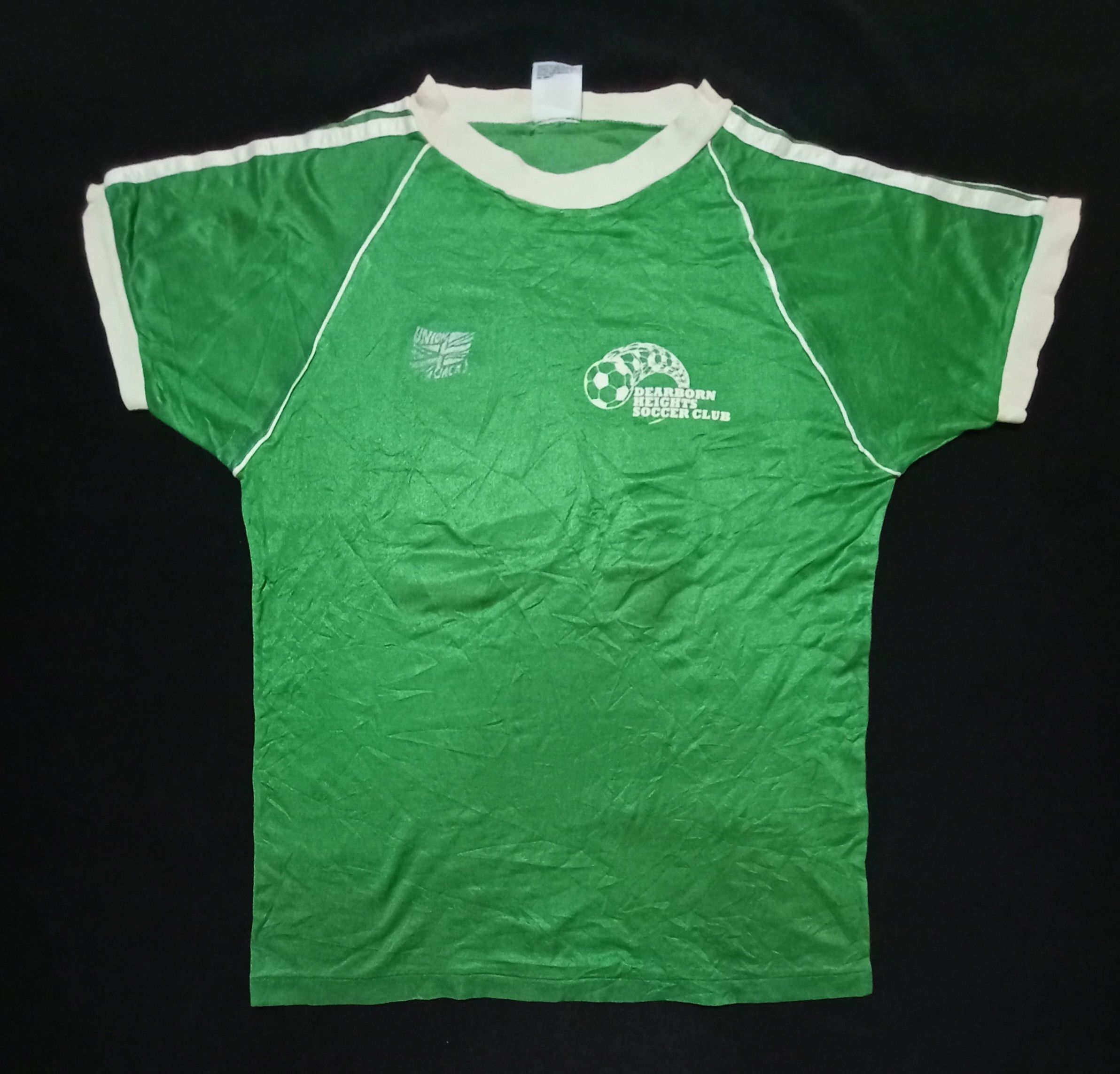 Vintage Vintage Union Jack Dearborn Heights Soccer Club Jersey Size US S / EU 44-46 / 1 - 1 Thumbnail