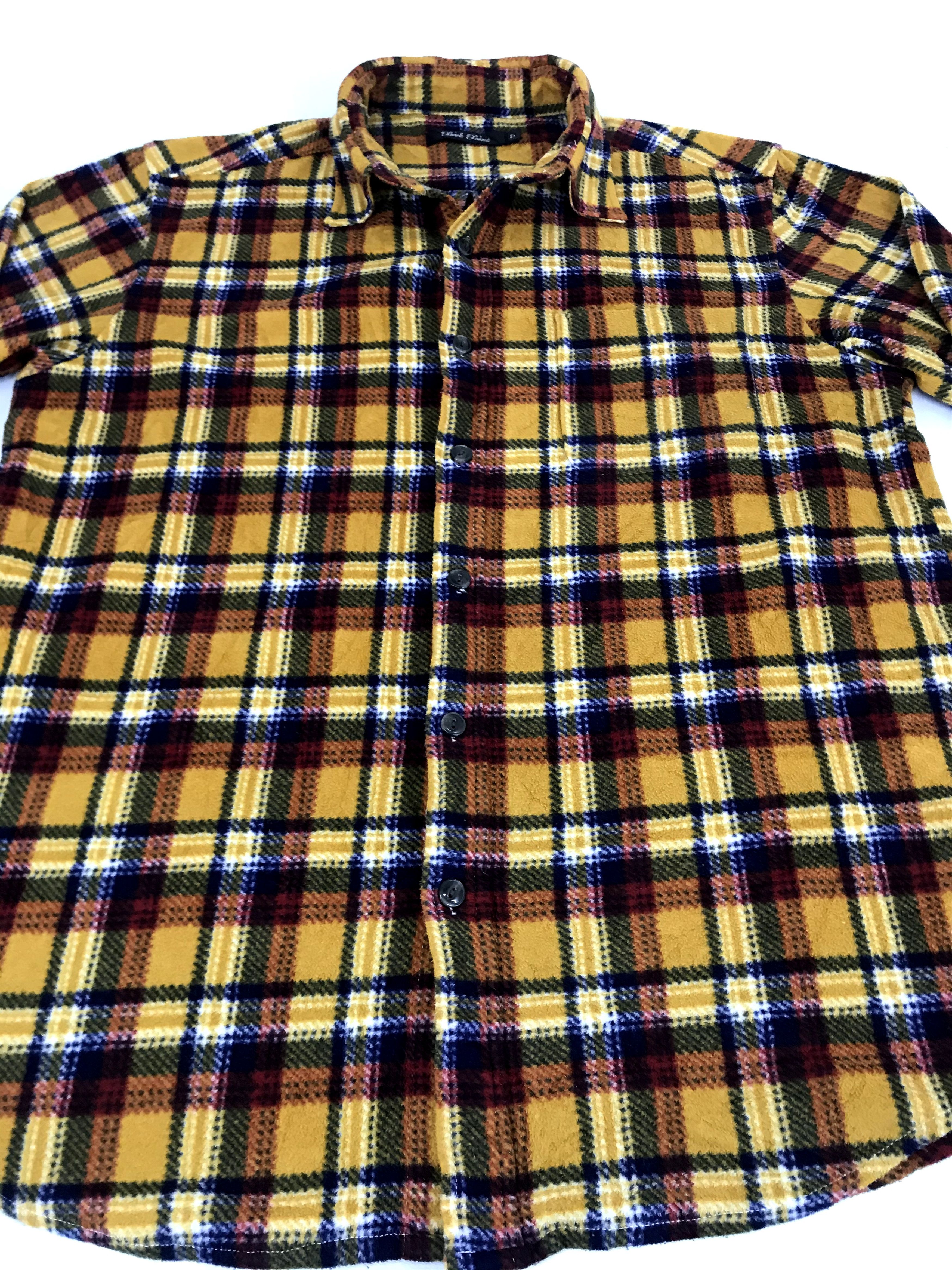 Flannel Vintage Style Back Point Flannel Casual Shirt Shadow Size US L / EU 52-54 / 3 - 2 Thumbnail