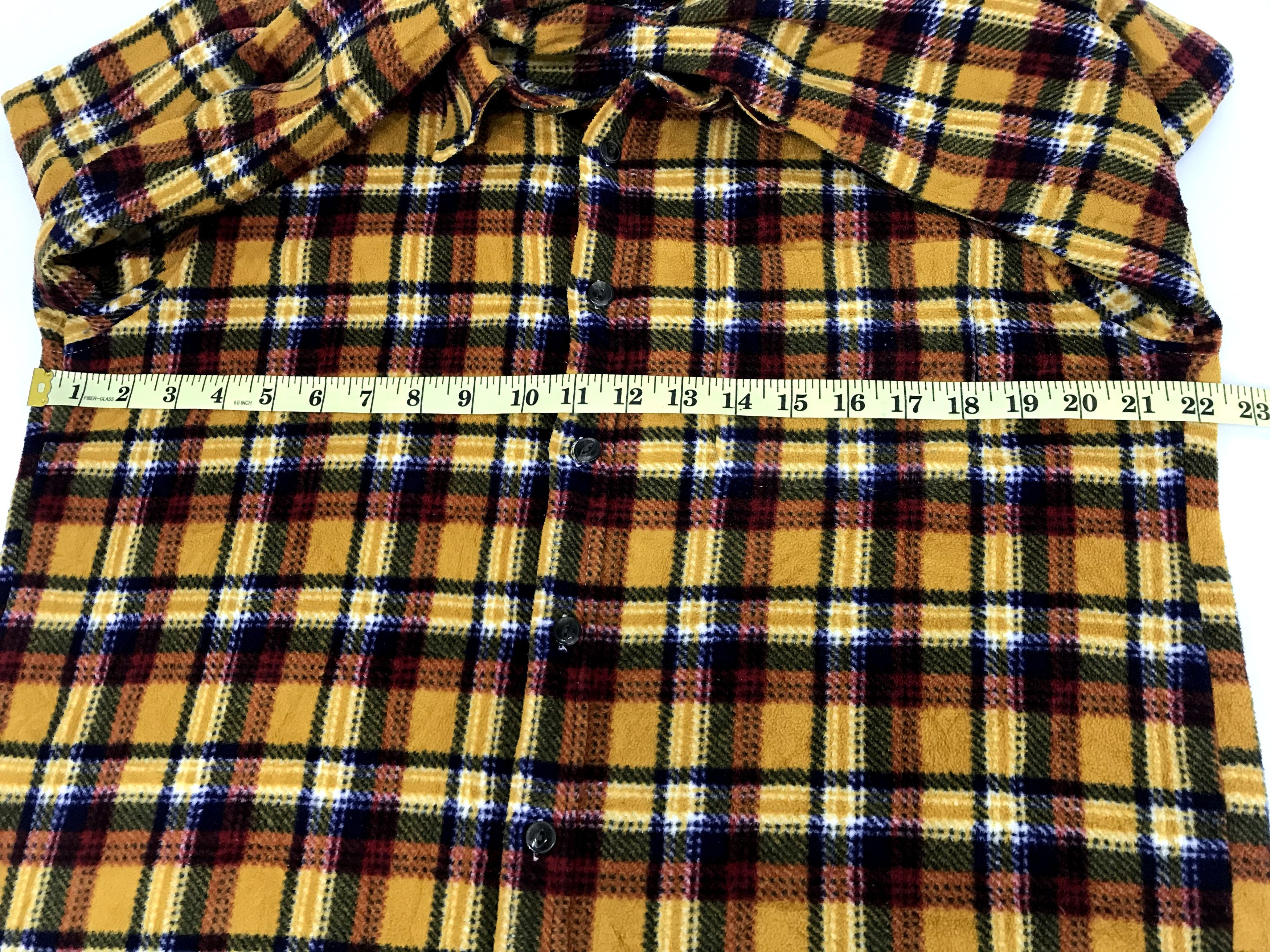 Flannel Vintage Style Back Point Flannel Casual Shirt Shadow Size US L / EU 52-54 / 3 - 8 Thumbnail